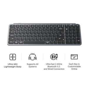 Keychron B2 Pro Ultra-Slim Wireless Keyboard