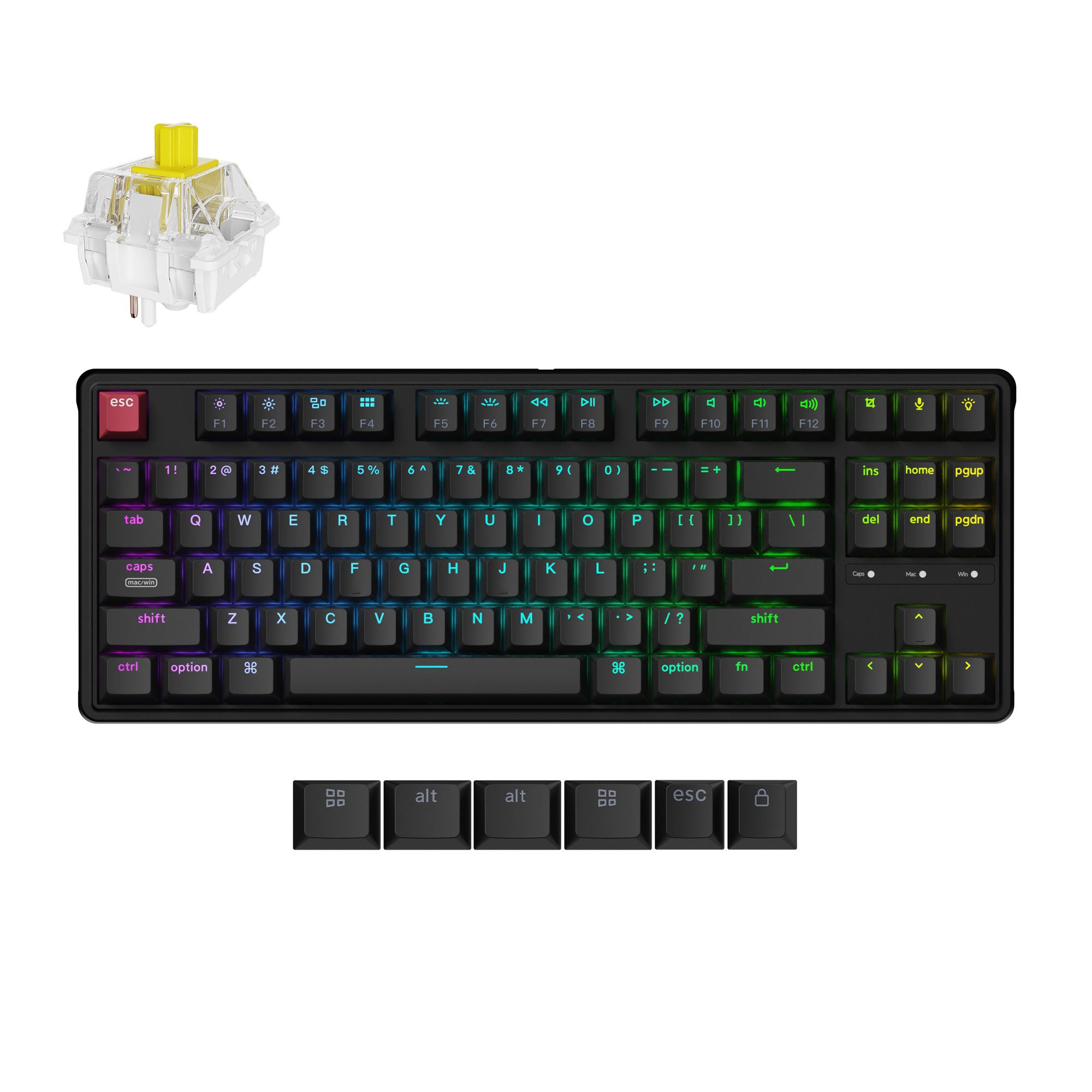 Keychron C3 Pro 8K QMK Wired Custom Mechanical Keyboard - Image 9