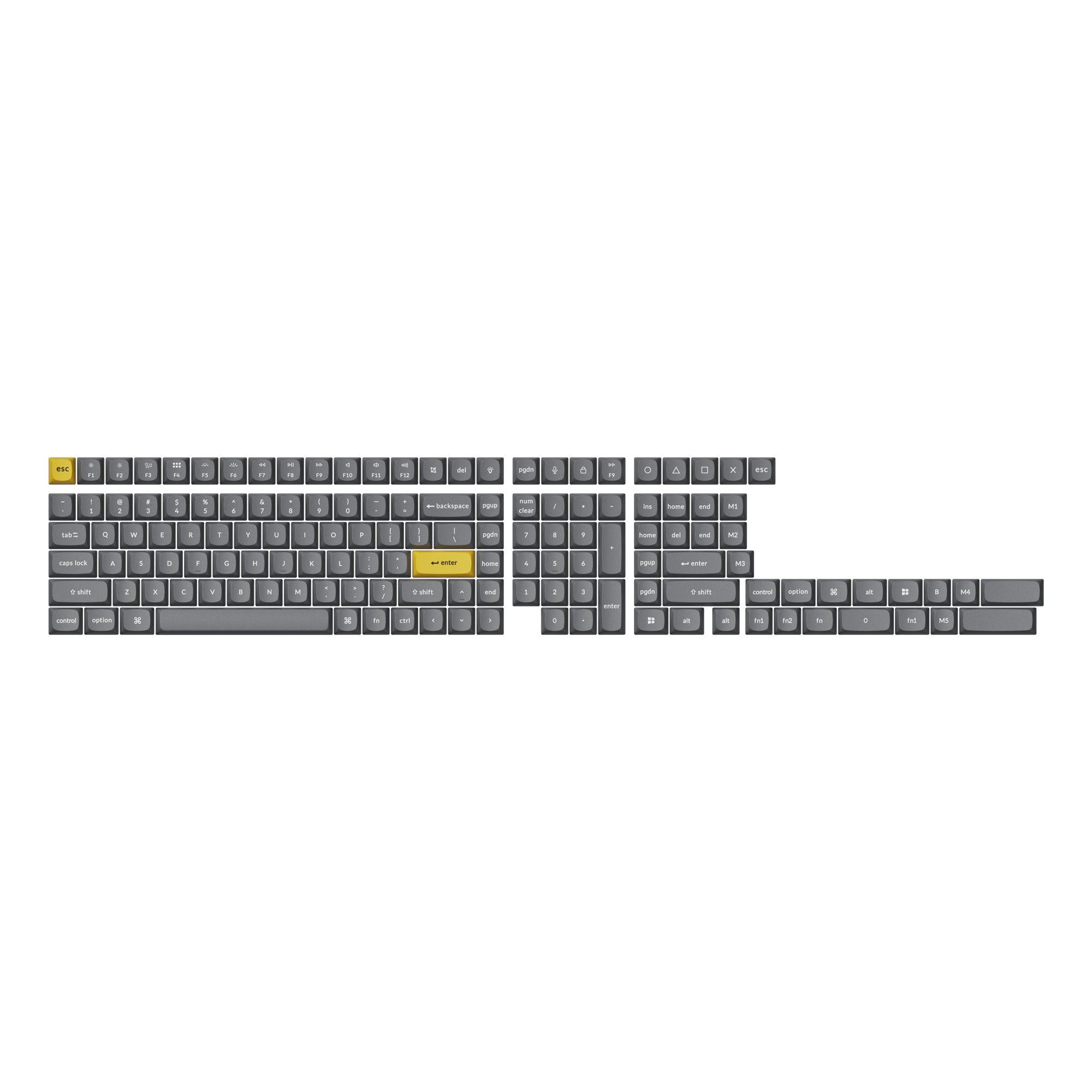 Double Shot PBT OSA Full Set Keycap Set - Image 7