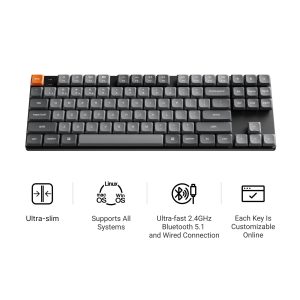 Keychron K1 Max QMK/VIA Wireless Custom Mechanical Keyboard