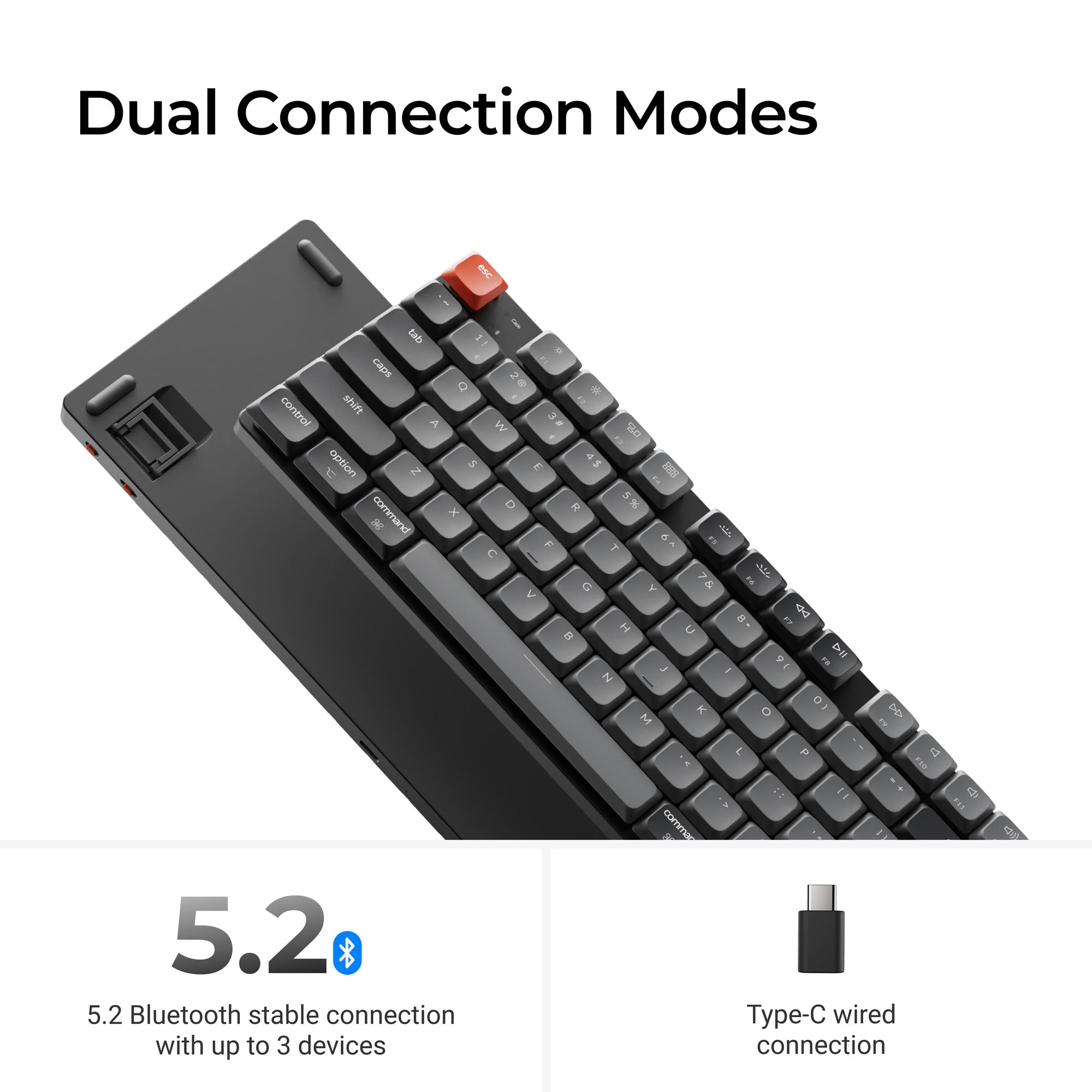 Keychron K1 QMK Wireless Mechanical Keyboard (Version 6) - Image 3
