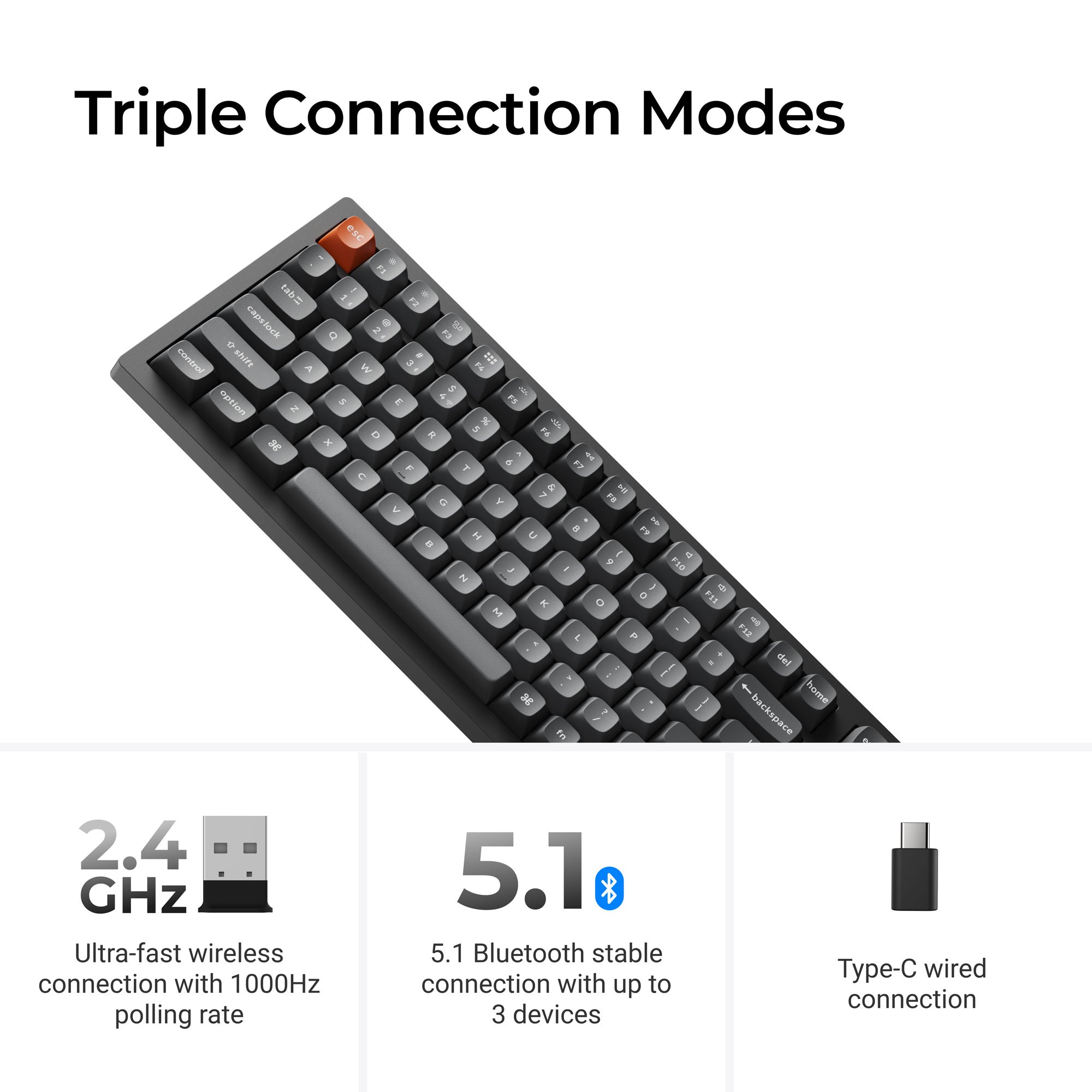 Keychron K4 Max QMK Wireless Mechanical Keyboard - Image 3