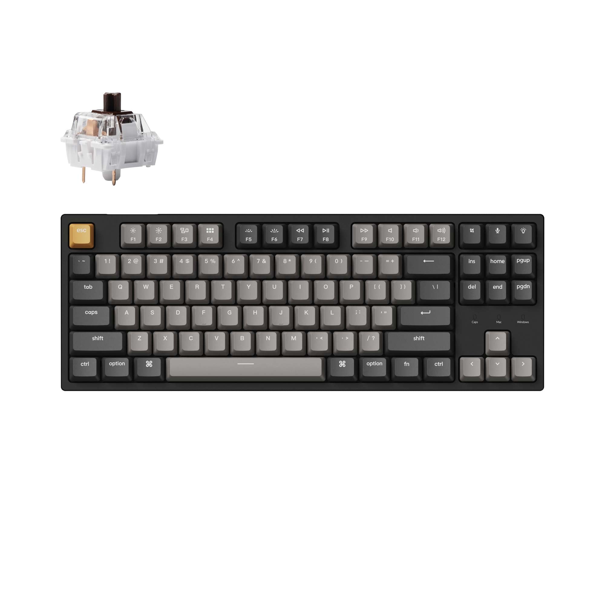 Keychron C1 Pro QMK/VIA Wired Mechanical Keyboard - Image 2