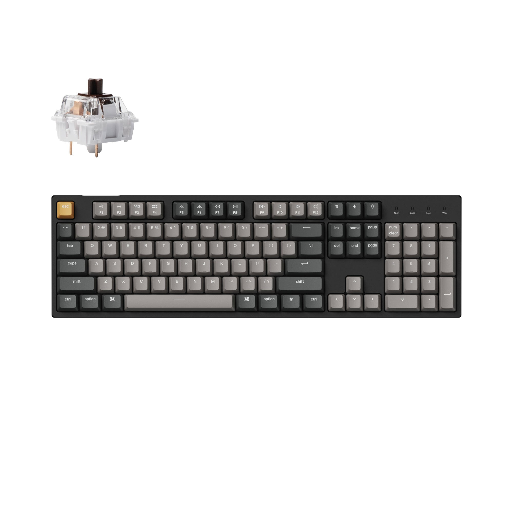 Keychron C2 Pro QMK/VIA Wired Mechanical Keyboard - Image 2