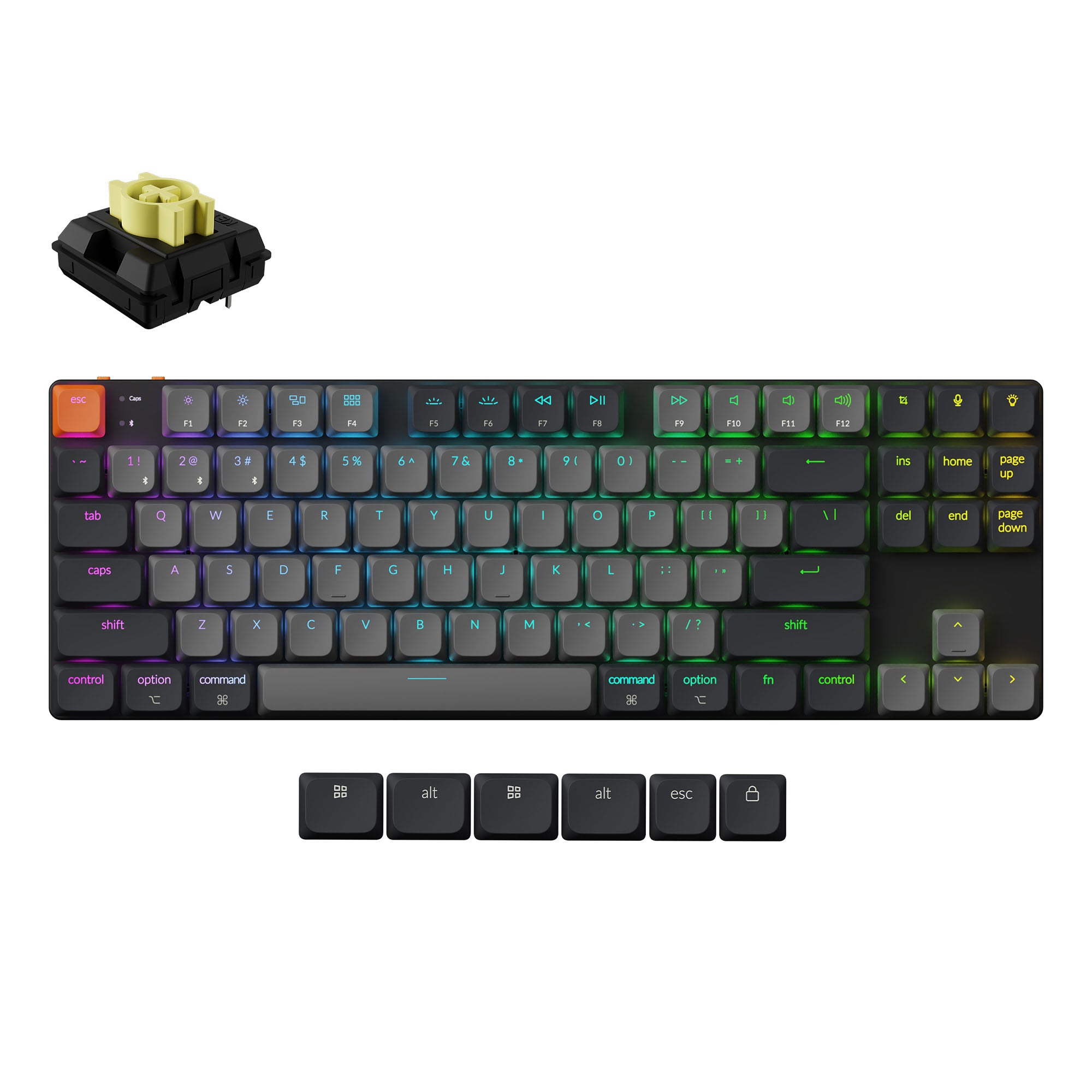 Keychron K1 QMK Wireless Mechanical Keyboard (Version 6) - Image 12