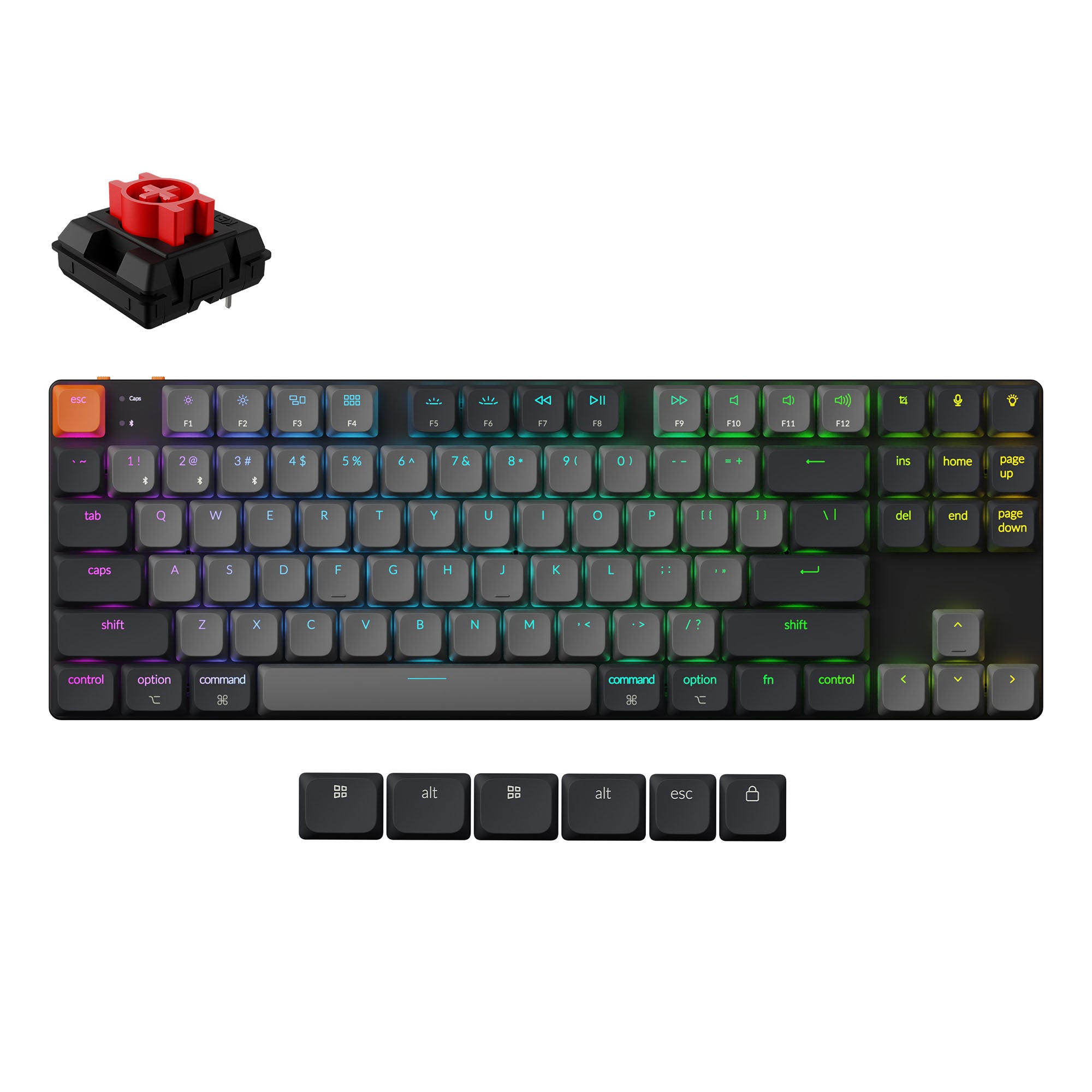 Keychron K1 QMK Wireless Mechanical Keyboard (Version 6) - Image 10