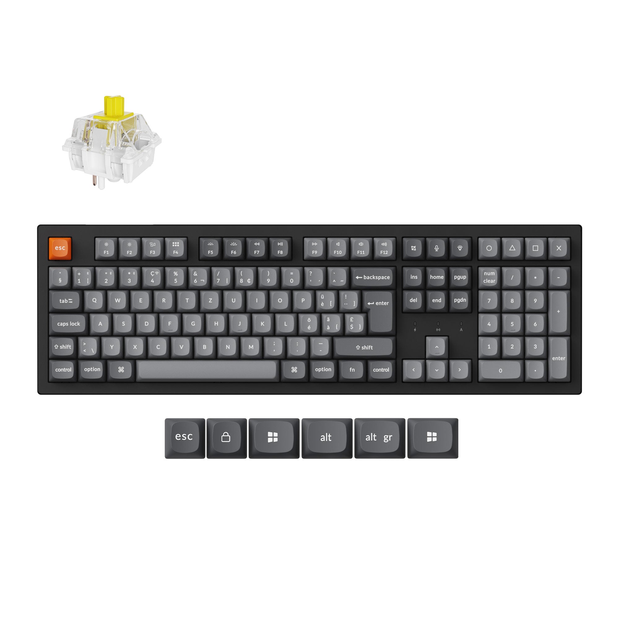 Keychron K10 Max QMK Wireless Mechanical Keyboard ISO Layout Collection - Image 12
