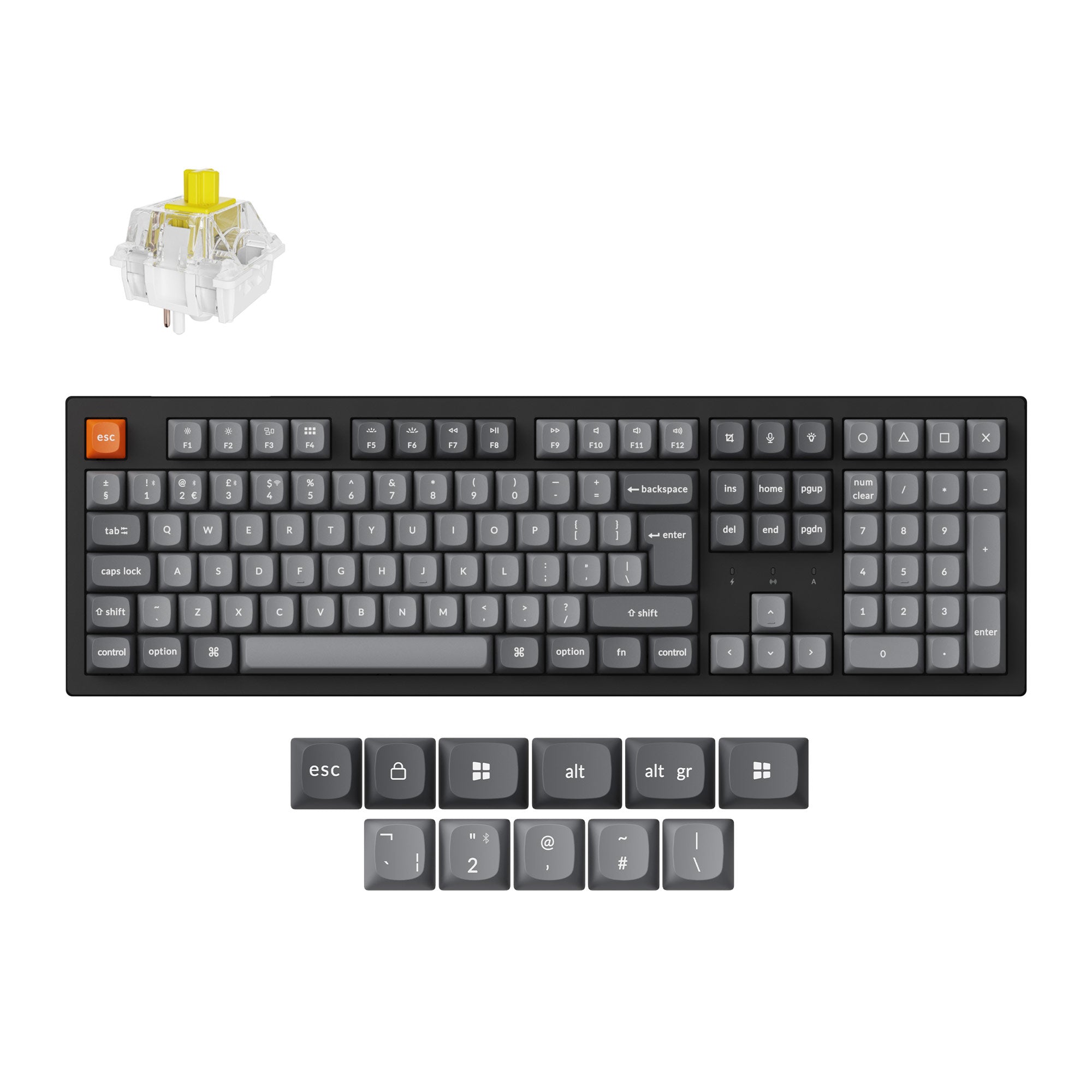 Keychron K10 Max QMK Wireless Mechanical Keyboard ISO Layout Collection - Image 3