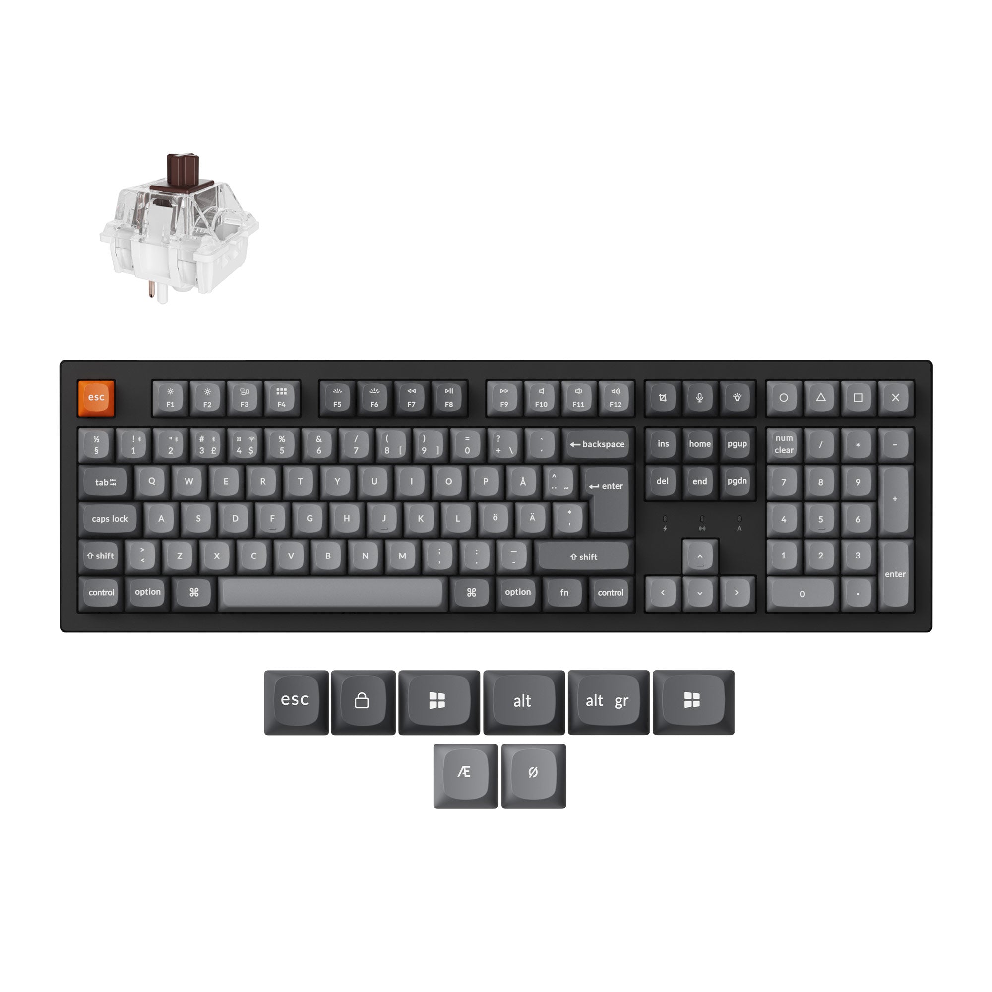 Keychron K10 Max QMK Wireless Mechanical Keyboard ISO Layout Collection - Image 8