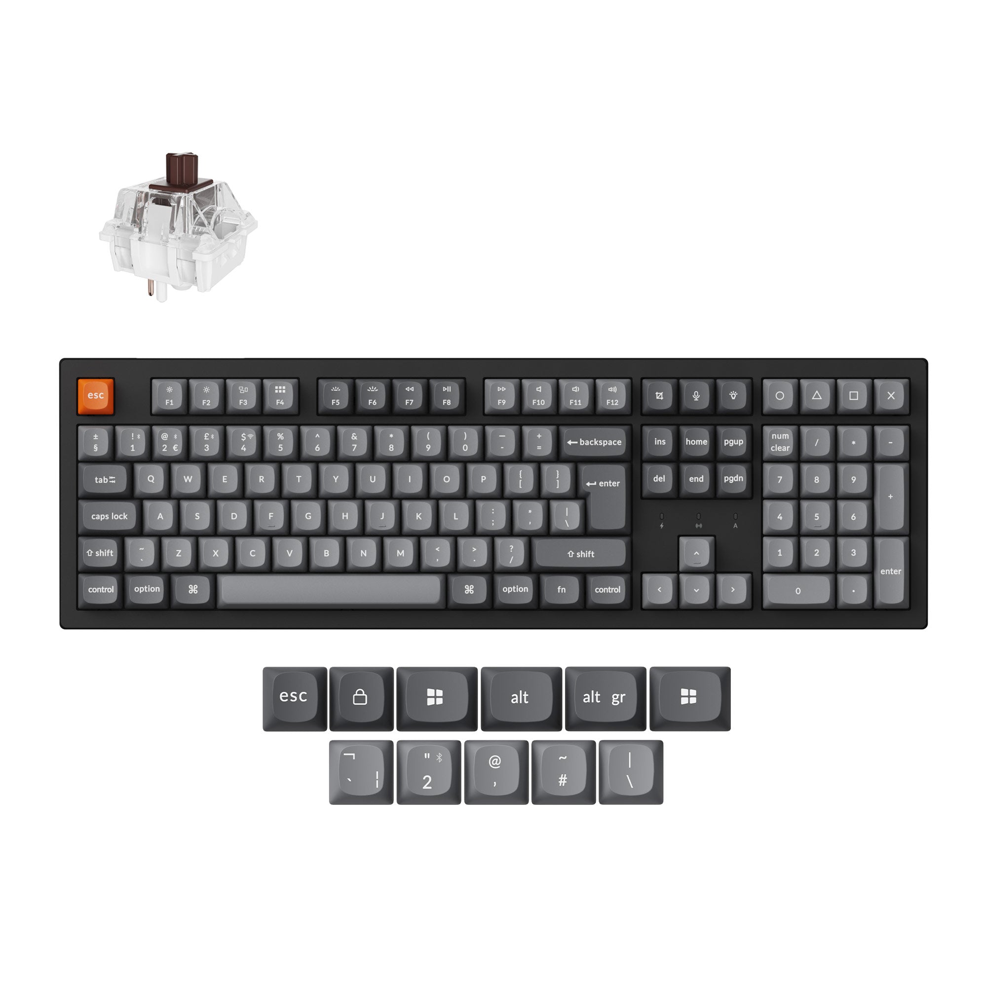 Keychron K10 Max QMK Wireless Mechanical Keyboard ISO Layout Collection - Image 2