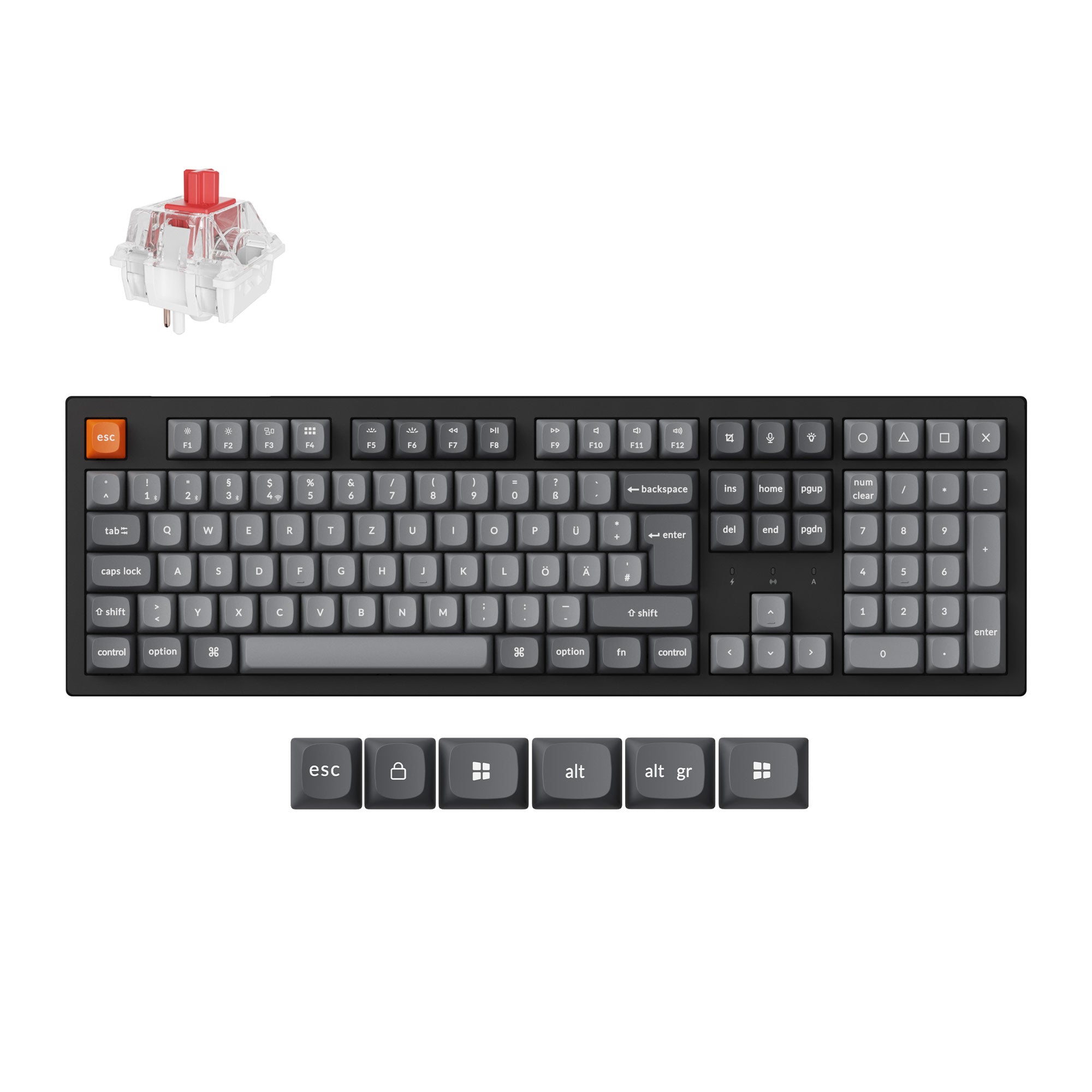 Keychron K10 Max QMK Wireless Mechanical Keyboard ISO Layout Collection - Image 4