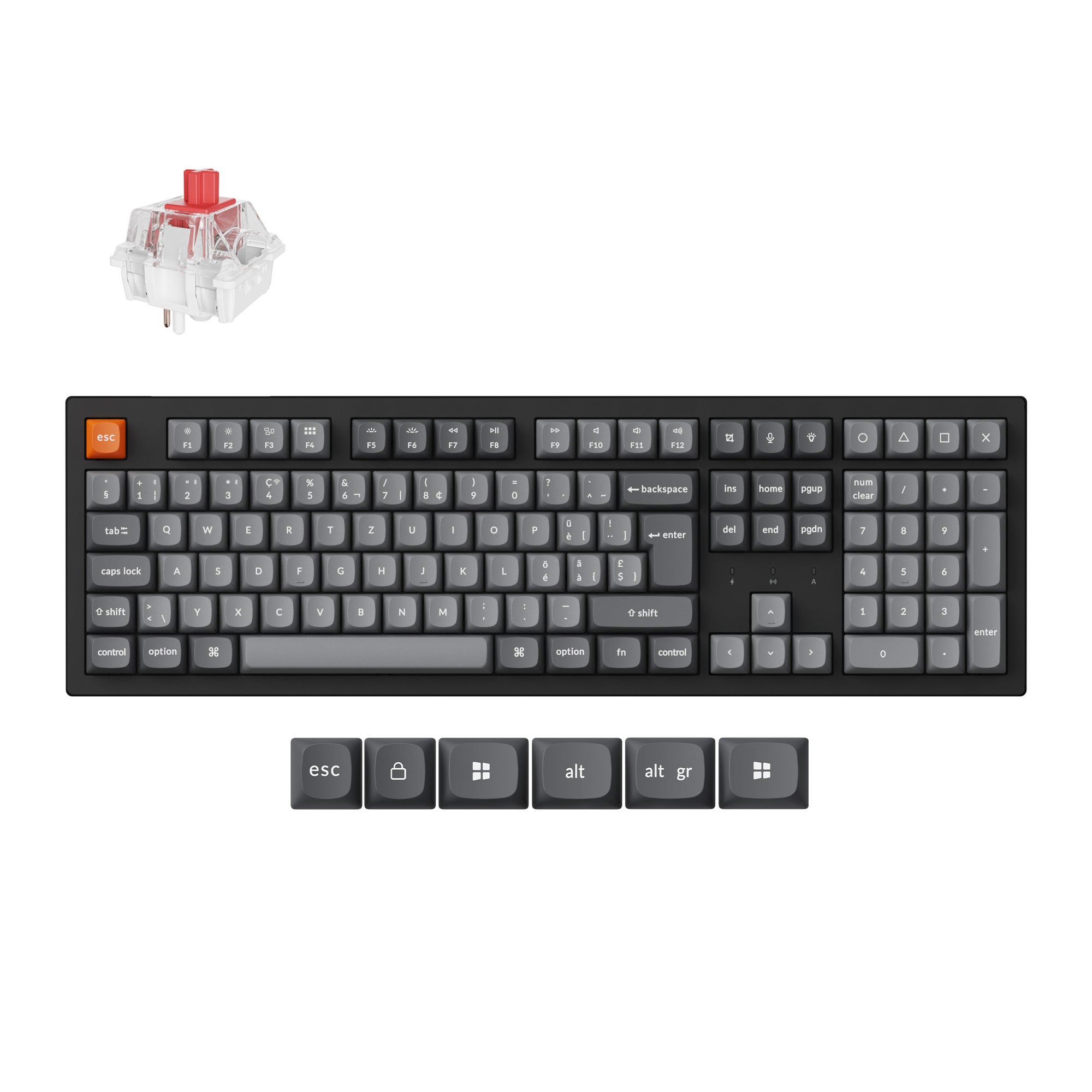 Keychron K10 Max QMK Wireless Mechanical Keyboard ISO Layout Collection - Image 10
