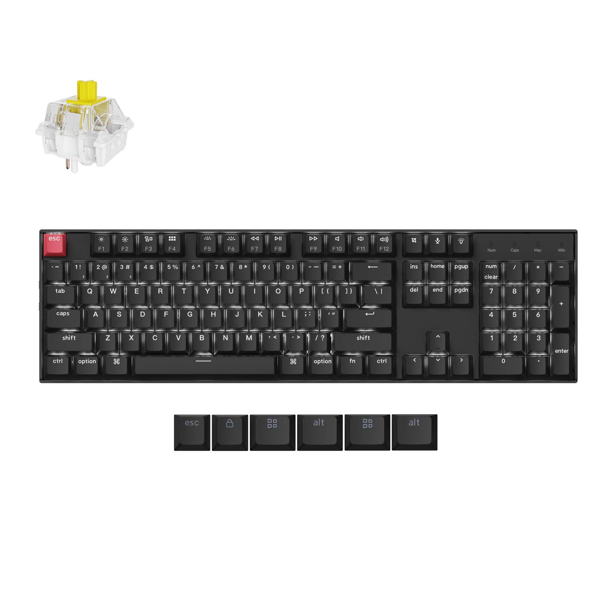Keychron K10 QMK Wireless Mechanical Keyboard (Version 2) - Image 3