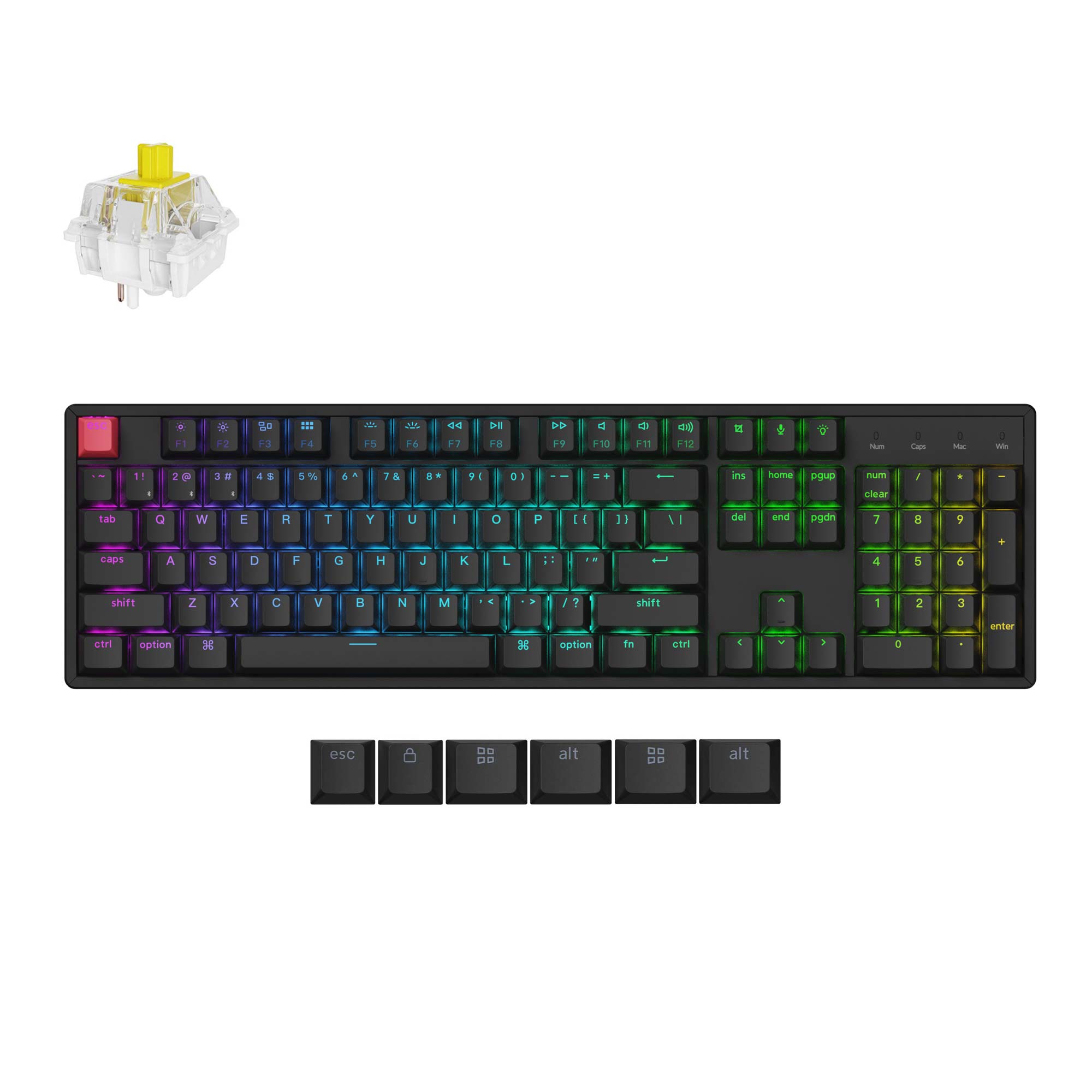 Keychron K10 QMK Wireless Mechanical Keyboard (Version 2) - Image 9