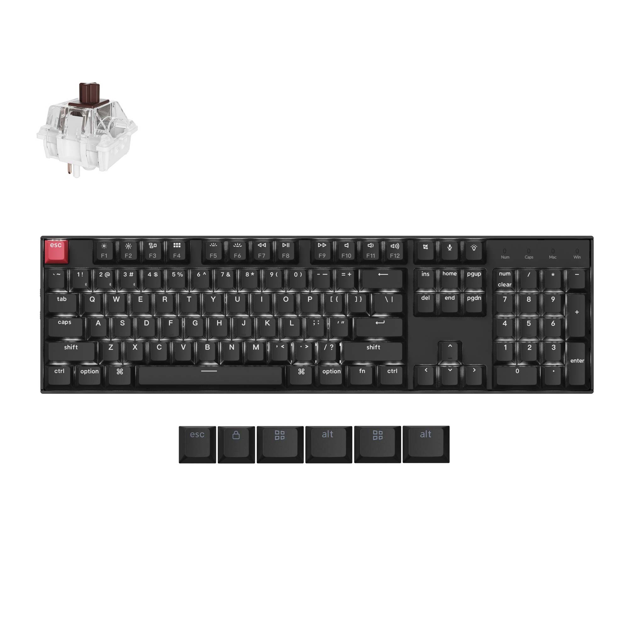 Keychron K10 QMK Wireless Mechanical Keyboard (Version 2) - Image 2