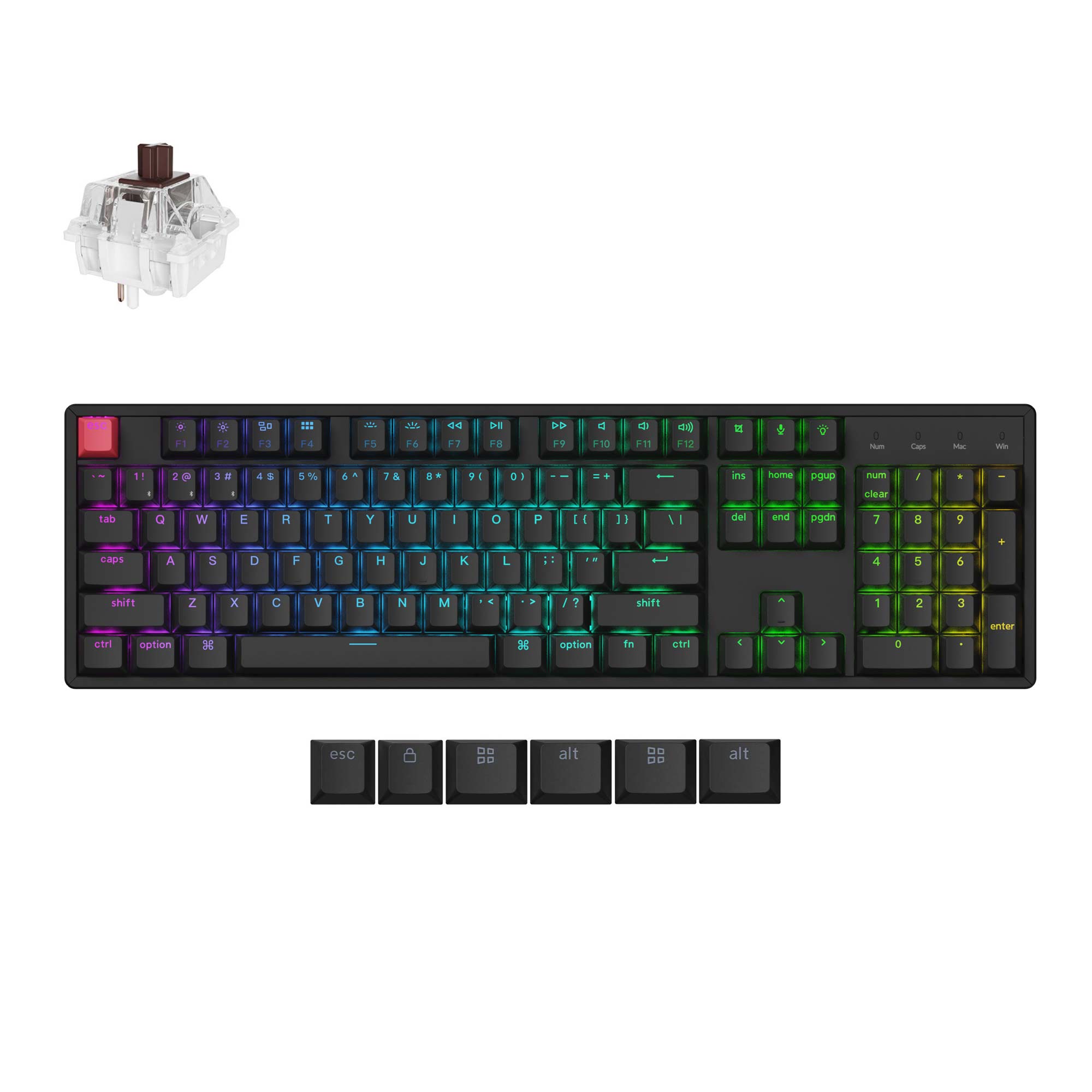 Keychron K10 QMK Wireless Mechanical Keyboard (Version 2) - Image 8