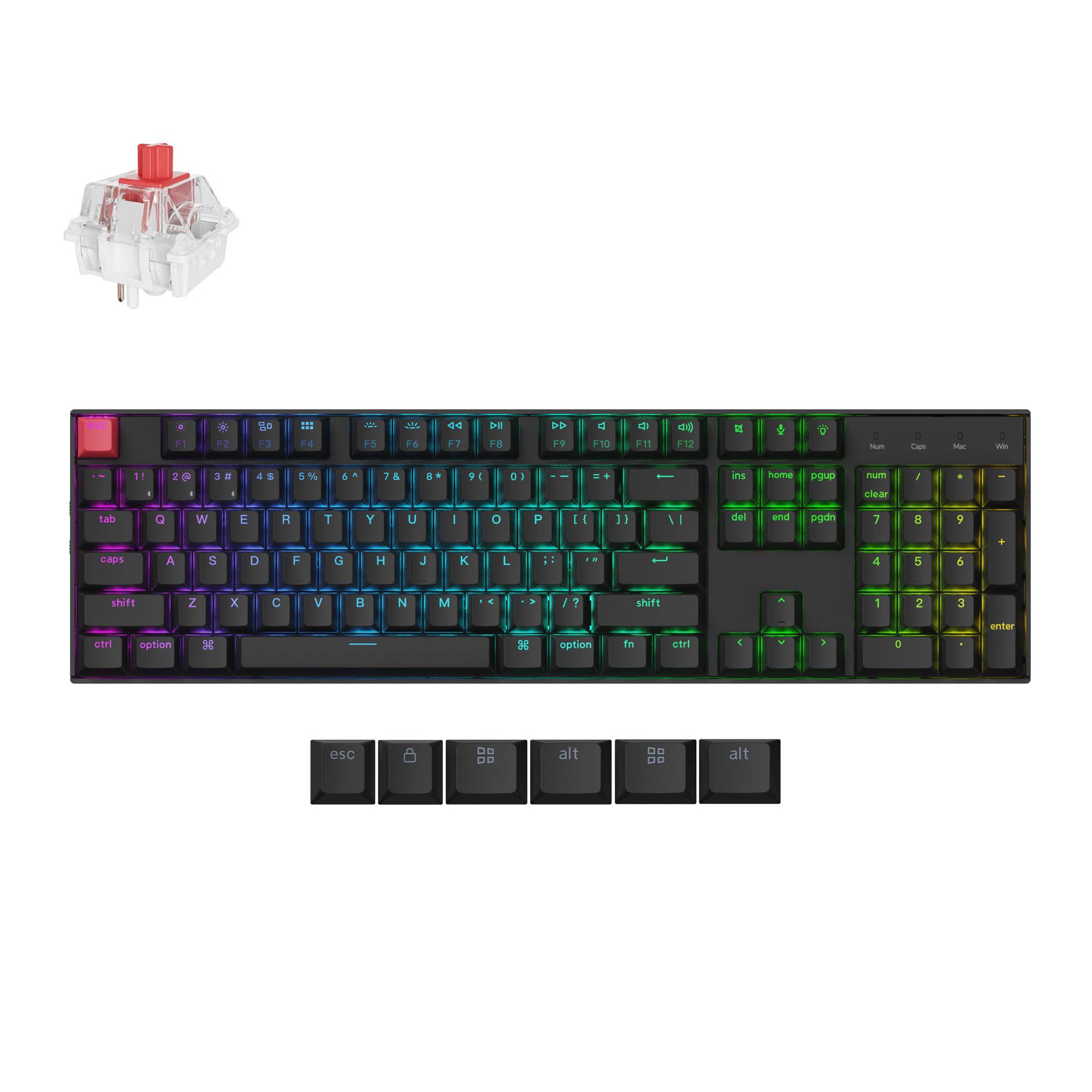 Keychron K10 QMK Wireless Mechanical Keyboard (Version 2) - Image 4