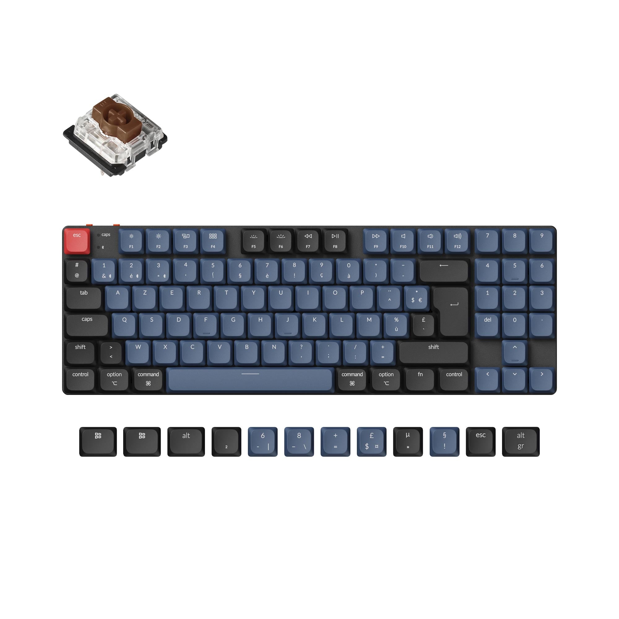 Keychron K13 Pro QMK/VIA Wireless Custom Mechanical Keyboard ISO Layout Collection - Image 10