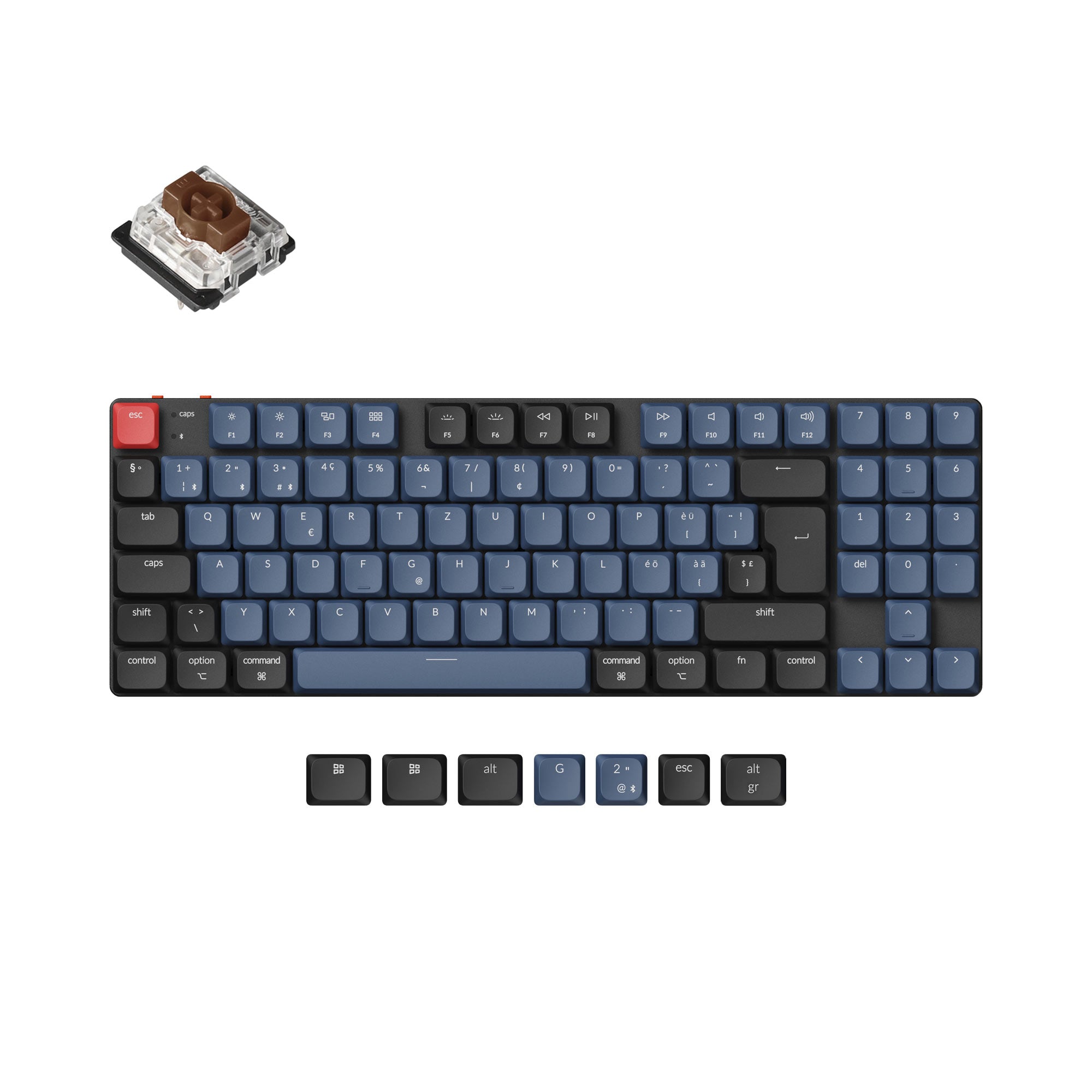 Keychron K13 Pro QMK/VIA Wireless Custom Mechanical Keyboard ISO Layout Collection - Image 6