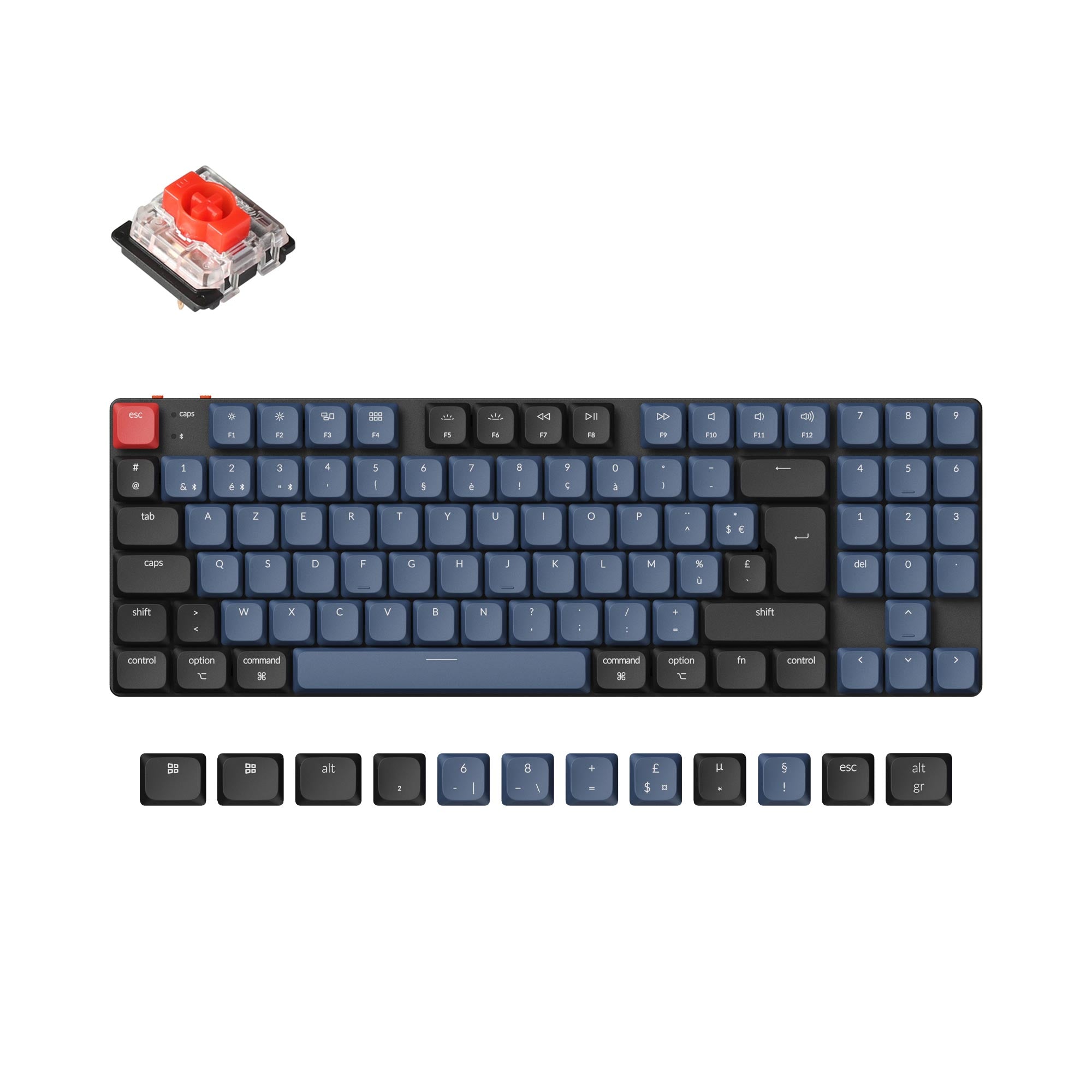 Keychron K13 Pro QMK/VIA Wireless Custom Mechanical Keyboard ISO Layout Collection - Image 9