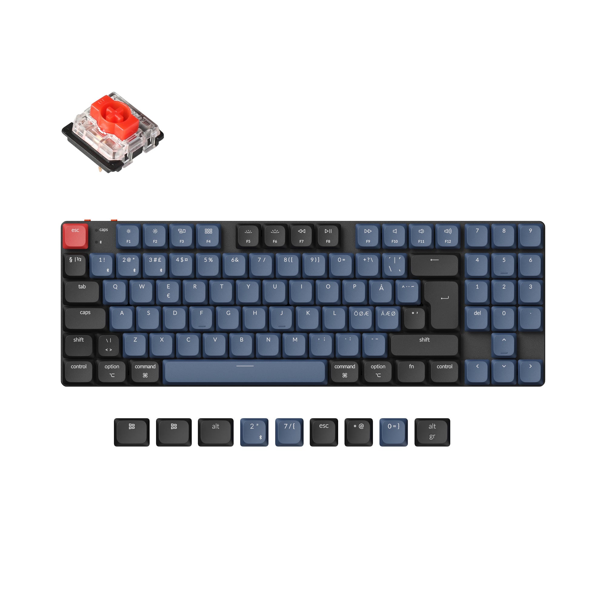 Keychron K13 Pro QMK/VIA Wireless Custom Mechanical Keyboard ISO Layout Collection - Image 7