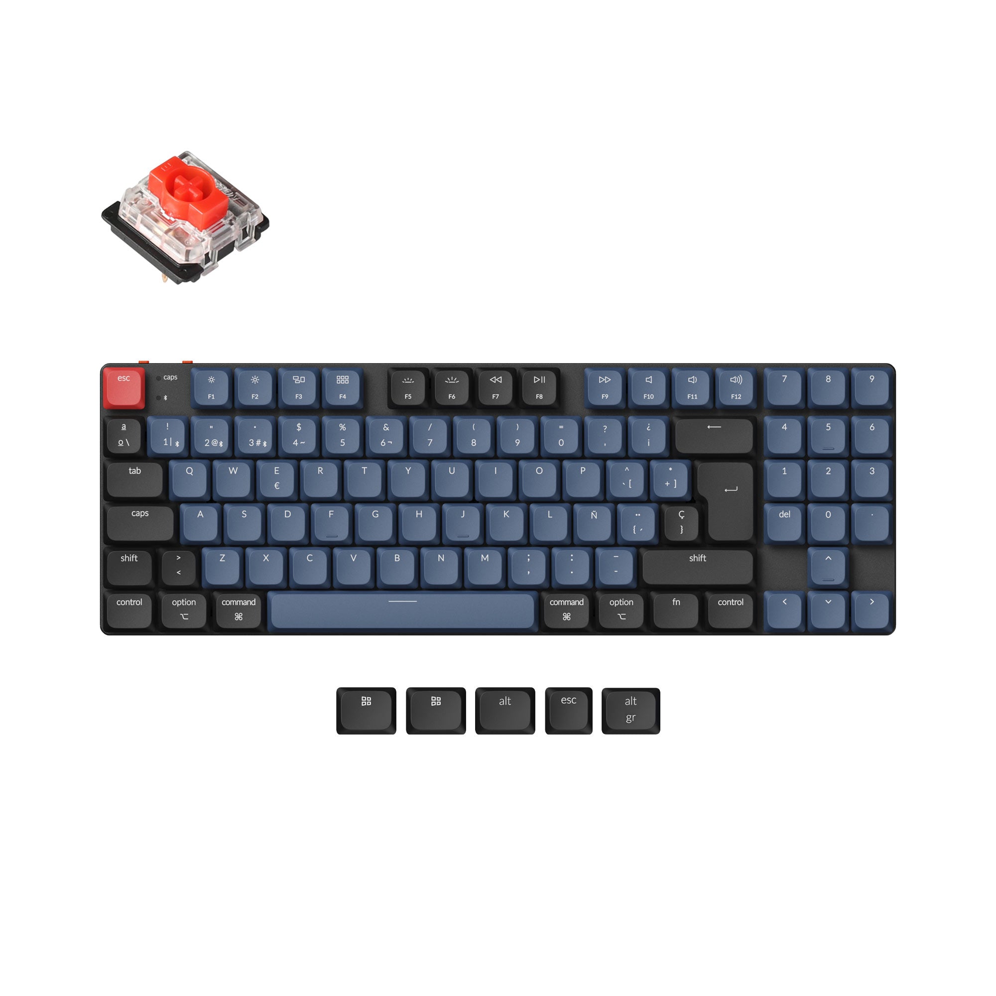 Keychron K13 Pro QMK/VIA Wireless Custom Mechanical Keyboard ISO Layout Collection - Image 11