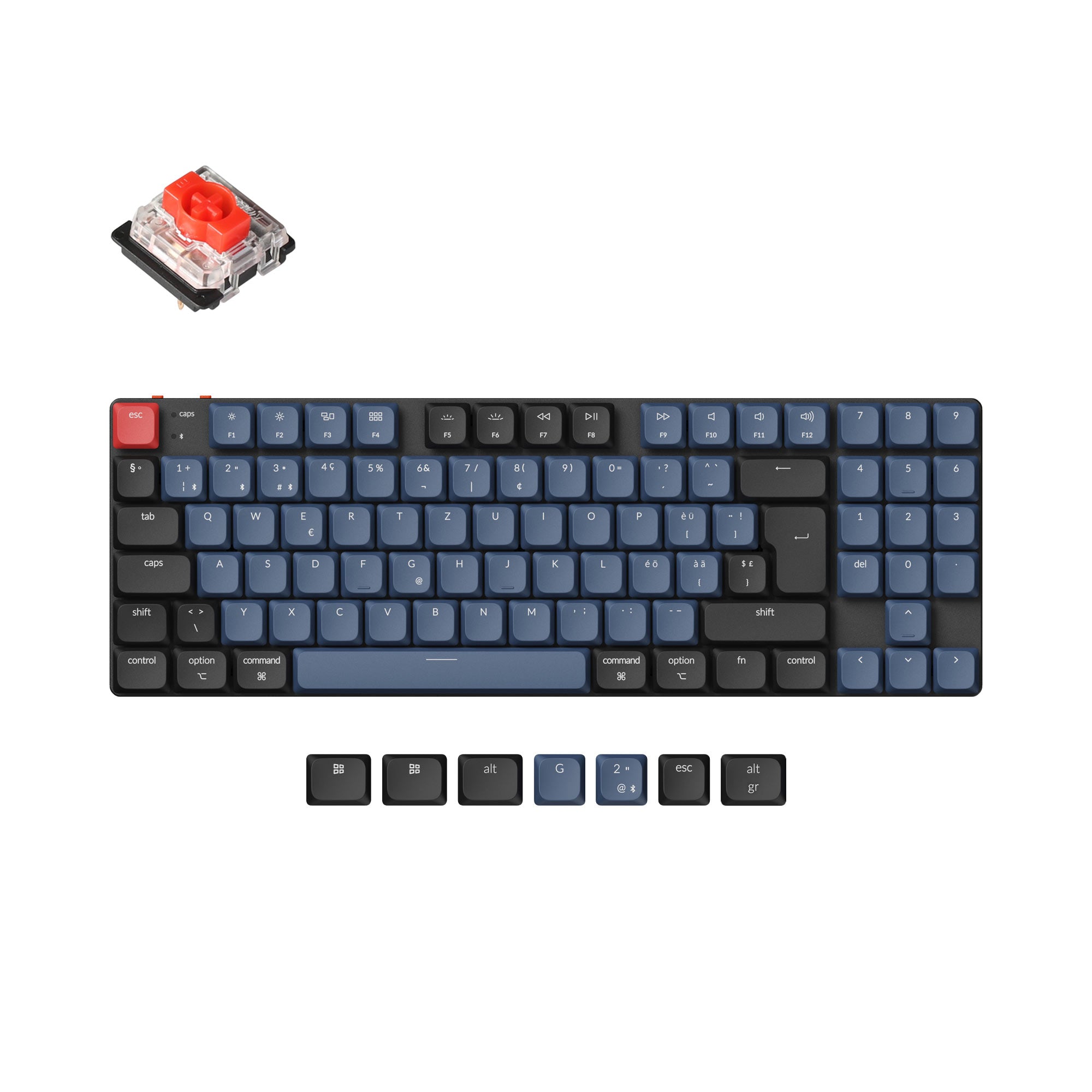 Keychron K13 Pro QMK/VIA Wireless Custom Mechanical Keyboard ISO Layout Collection - Image 5