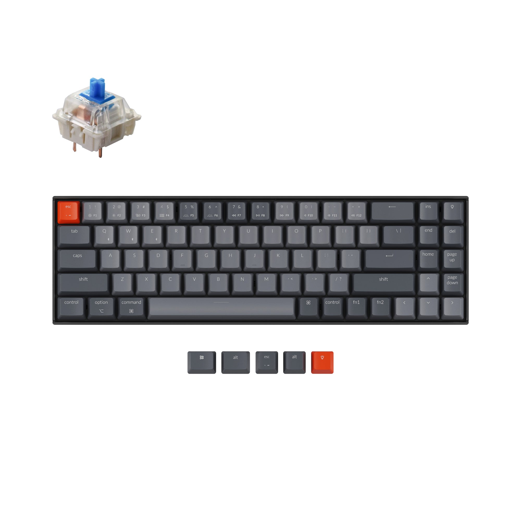 Keychron K14 Wireless Mechanical Keyboard - Image 9