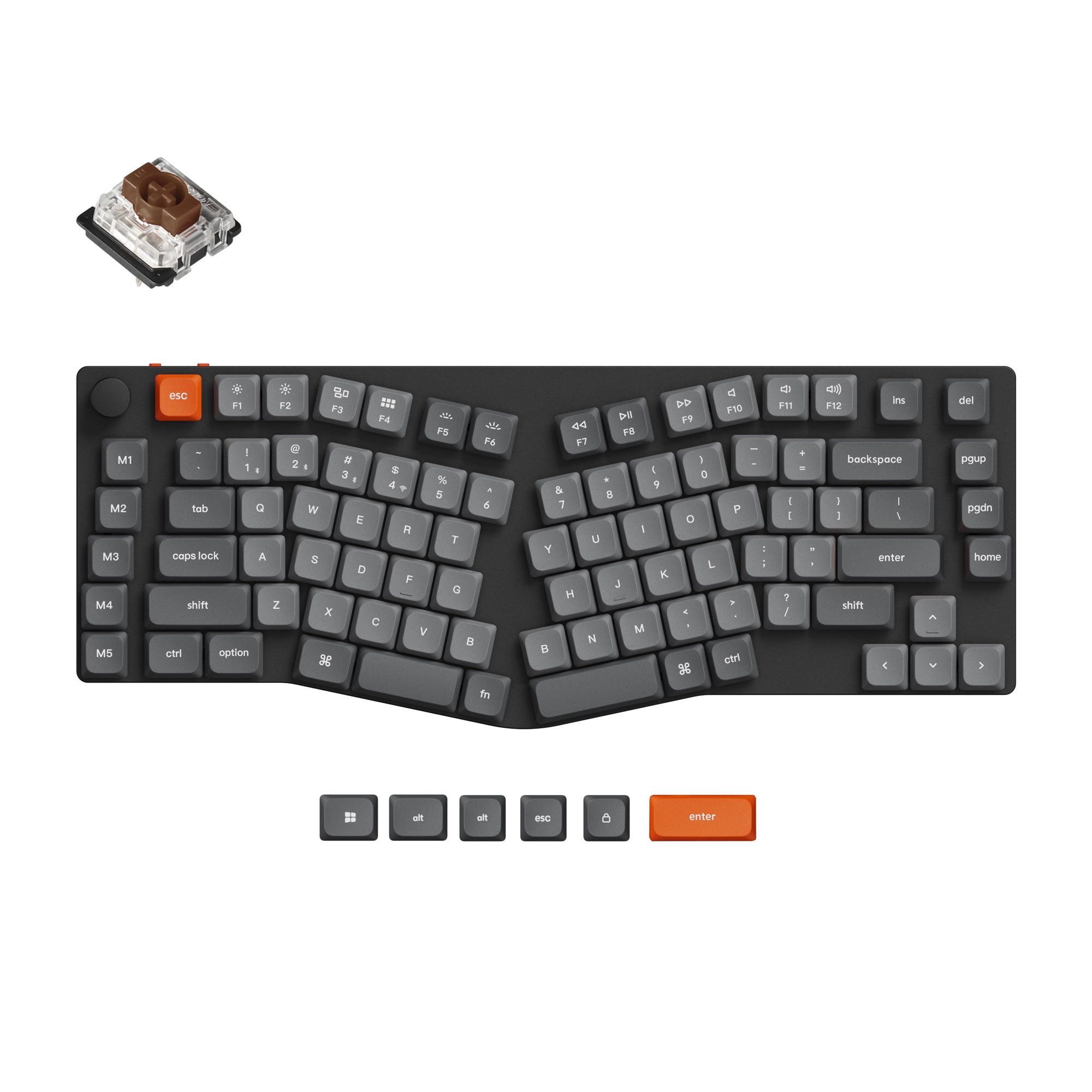 Keychron K15 Max (Alice Layout) QMK Wireless Custom Mechanical Keyboard - Image 3