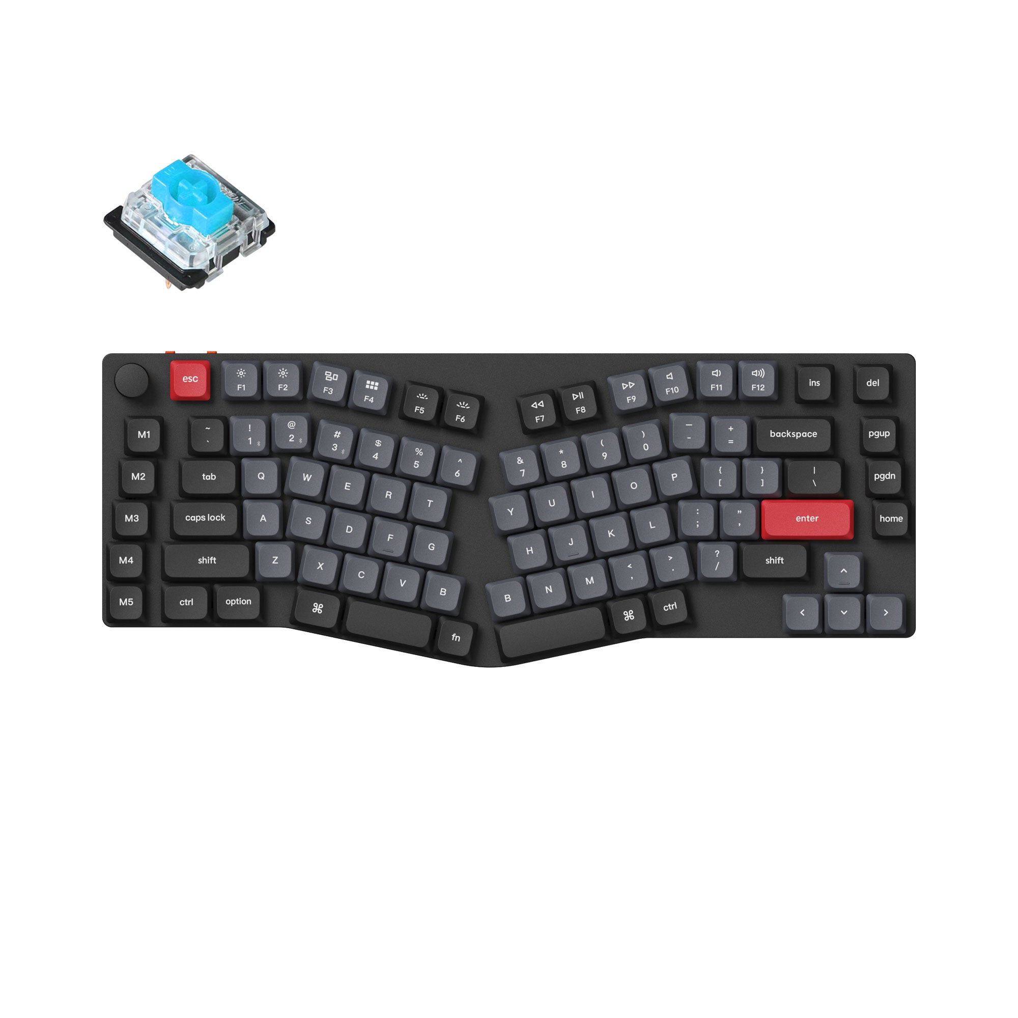 Keychron K15 Pro (Alice Layout) QMK/VIA Wireless Custom Mechanical Keyboard - Image 2