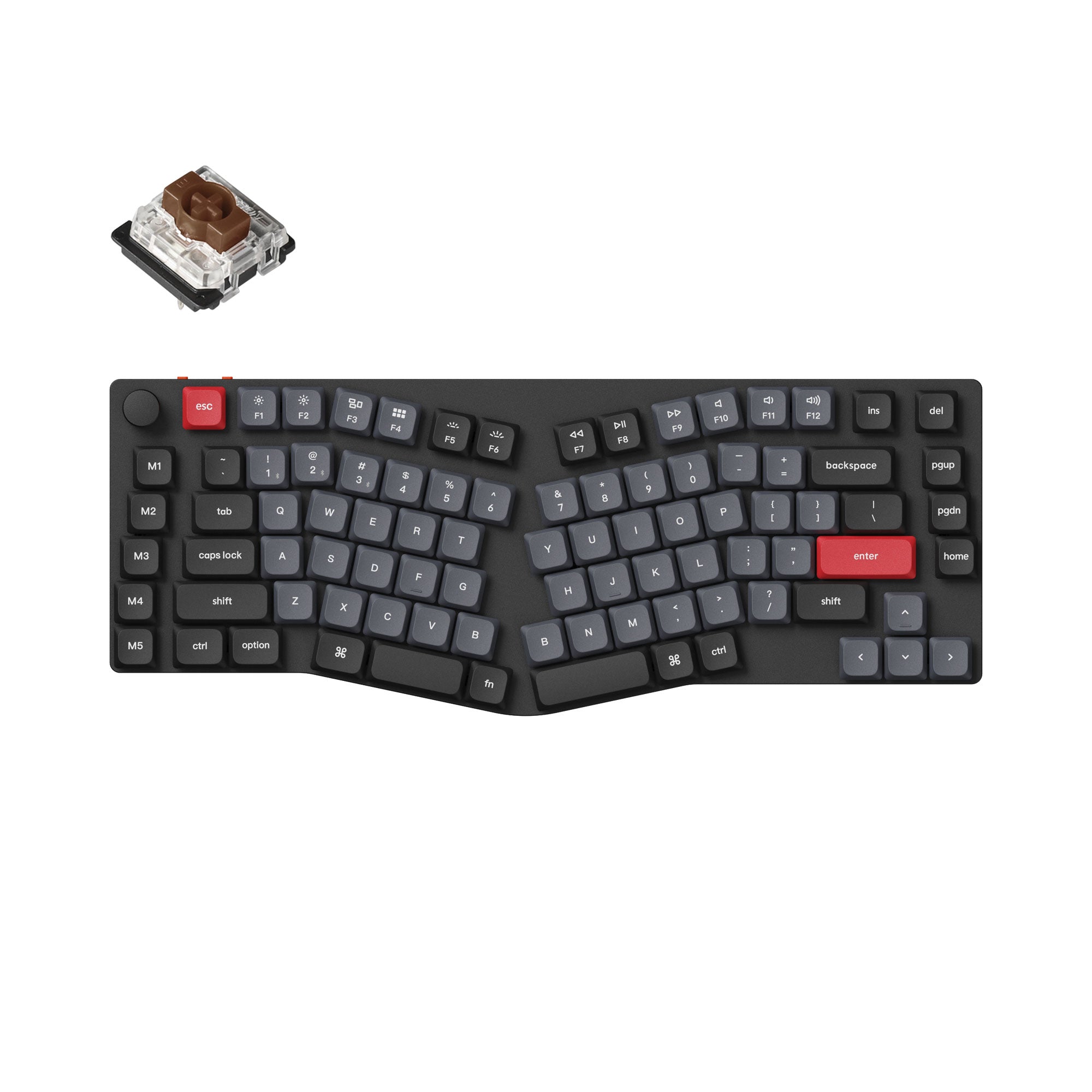 Keychron K15 Pro (Alice Layout) QMK/VIA Wireless Custom Mechanical Keyboard - Image 3