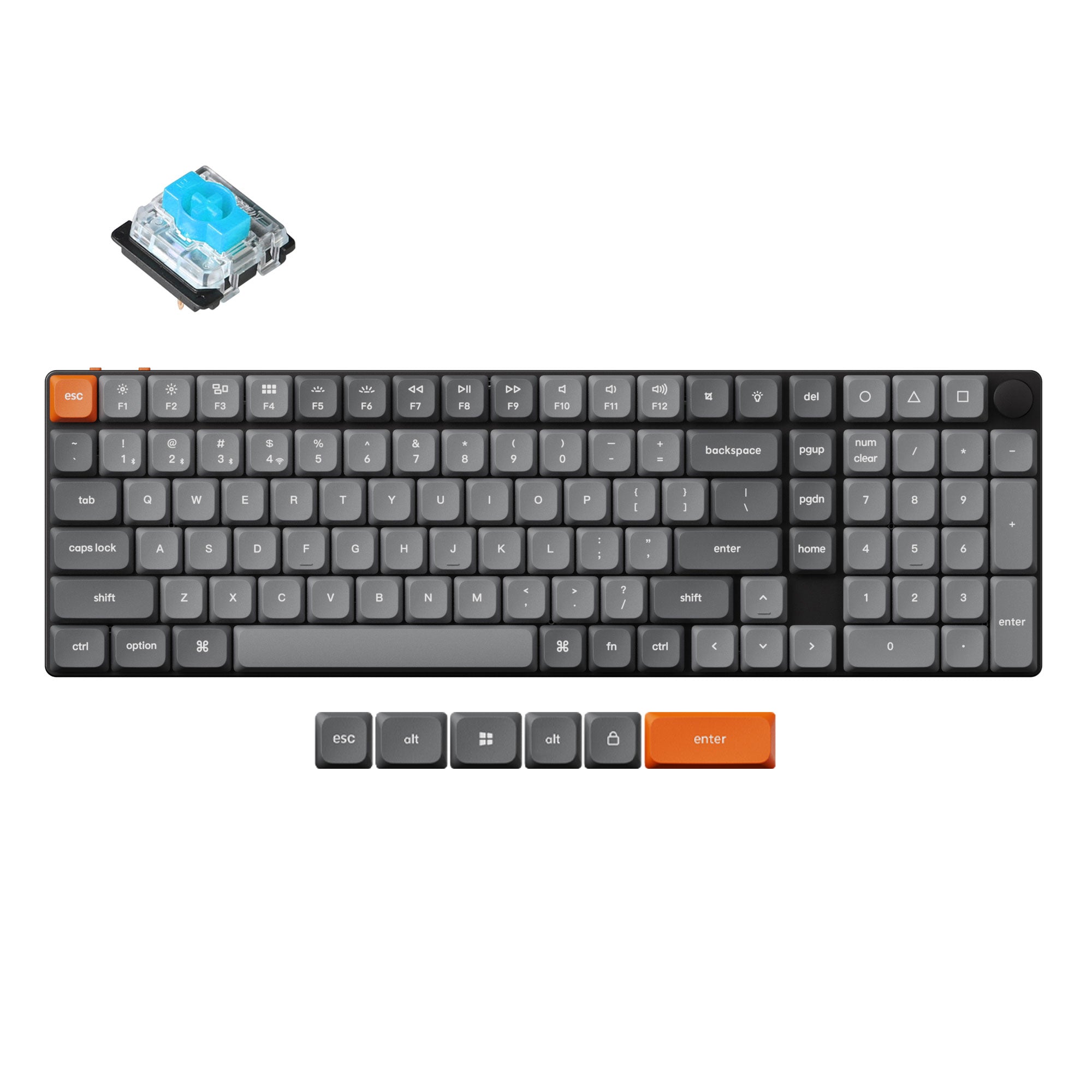 Keychron K17 Max QMK Wireless Custom Mechanical Keyboard - Image 2