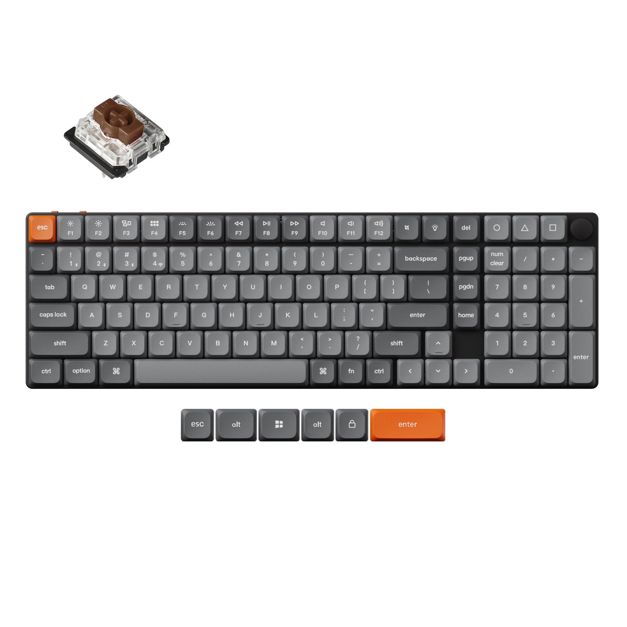 Keychron K17 Max QMK Wireless Custom Mechanical Keyboard - Image 3