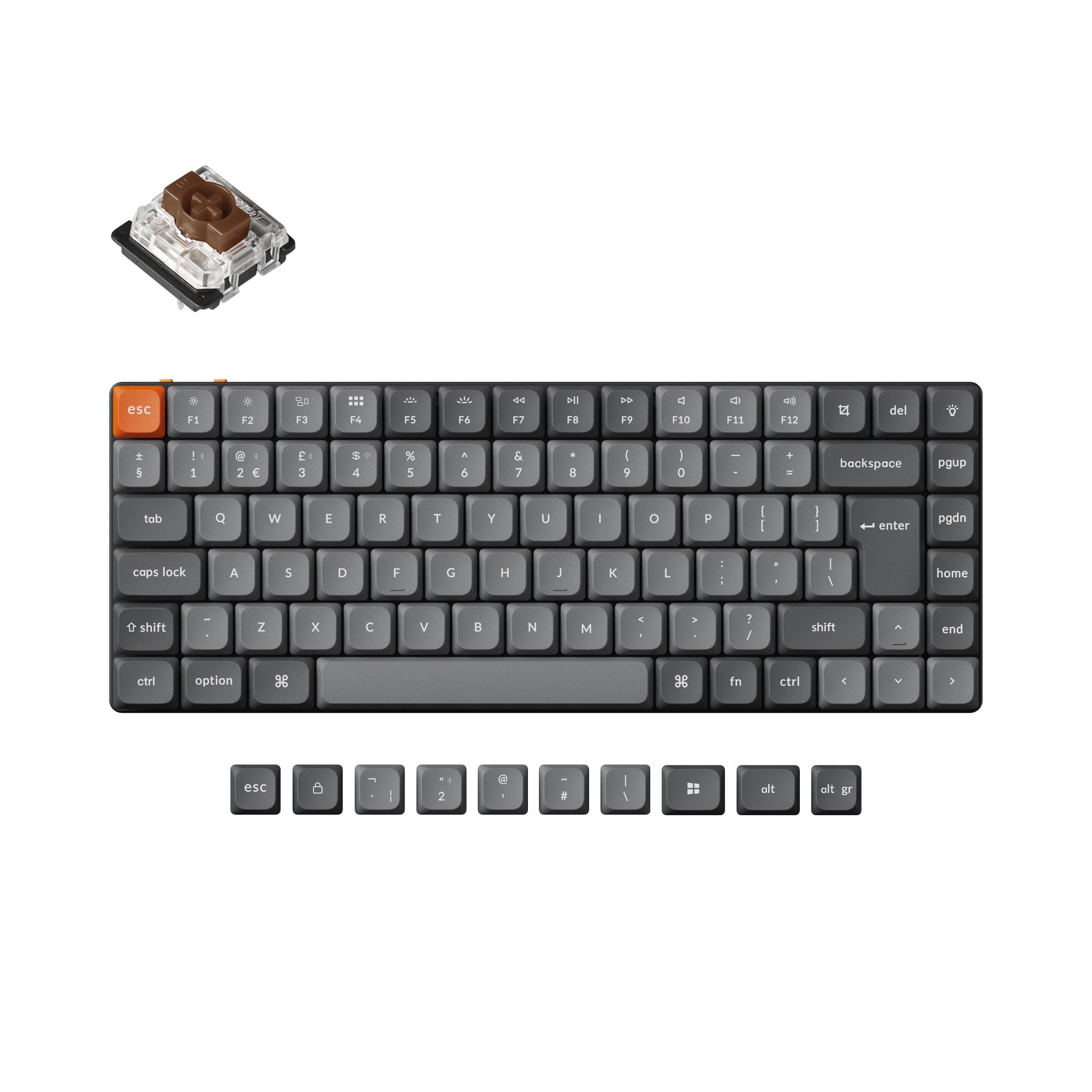 Keychron K3 Max QMK/VIA Wireless Custom Mechanical Keyboard ISO Layout Collection - Image 2