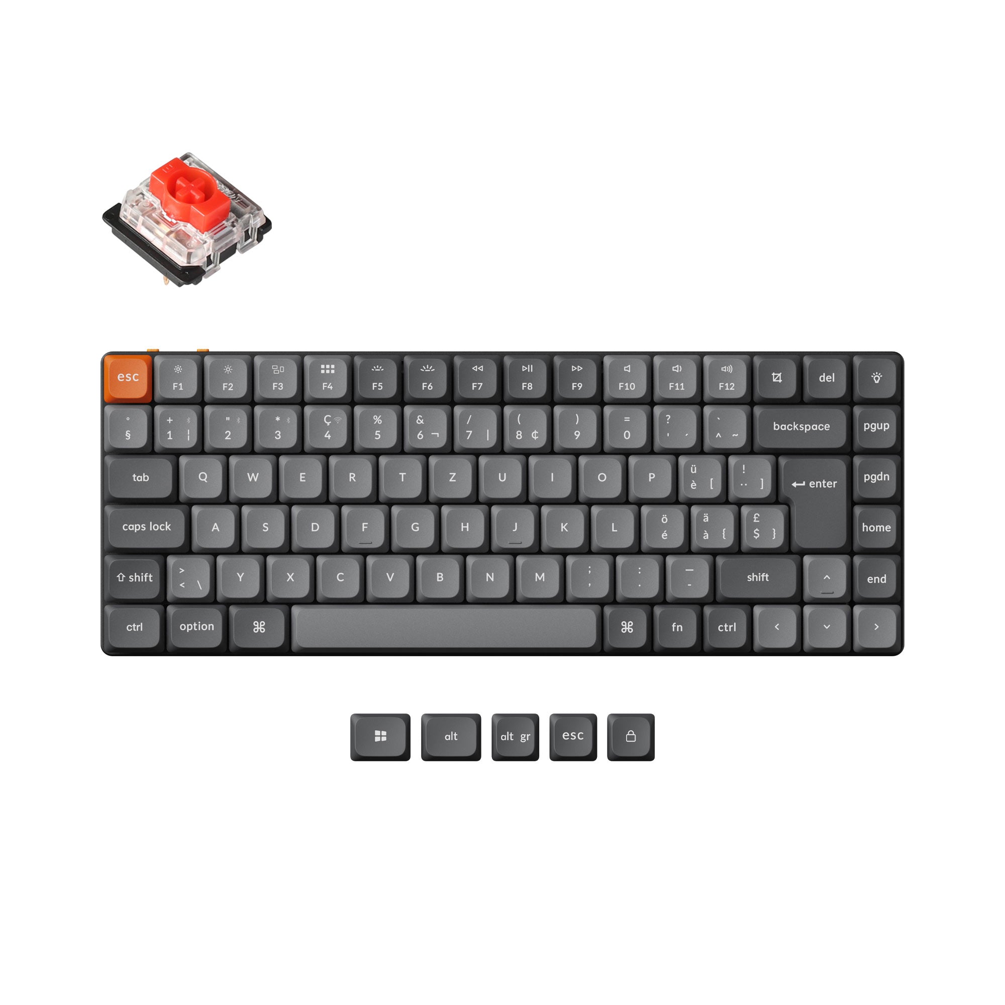 Keychron K3 Max QMK/VIA Wireless Custom Mechanical Keyboard ISO Layout Collection - Image 5
