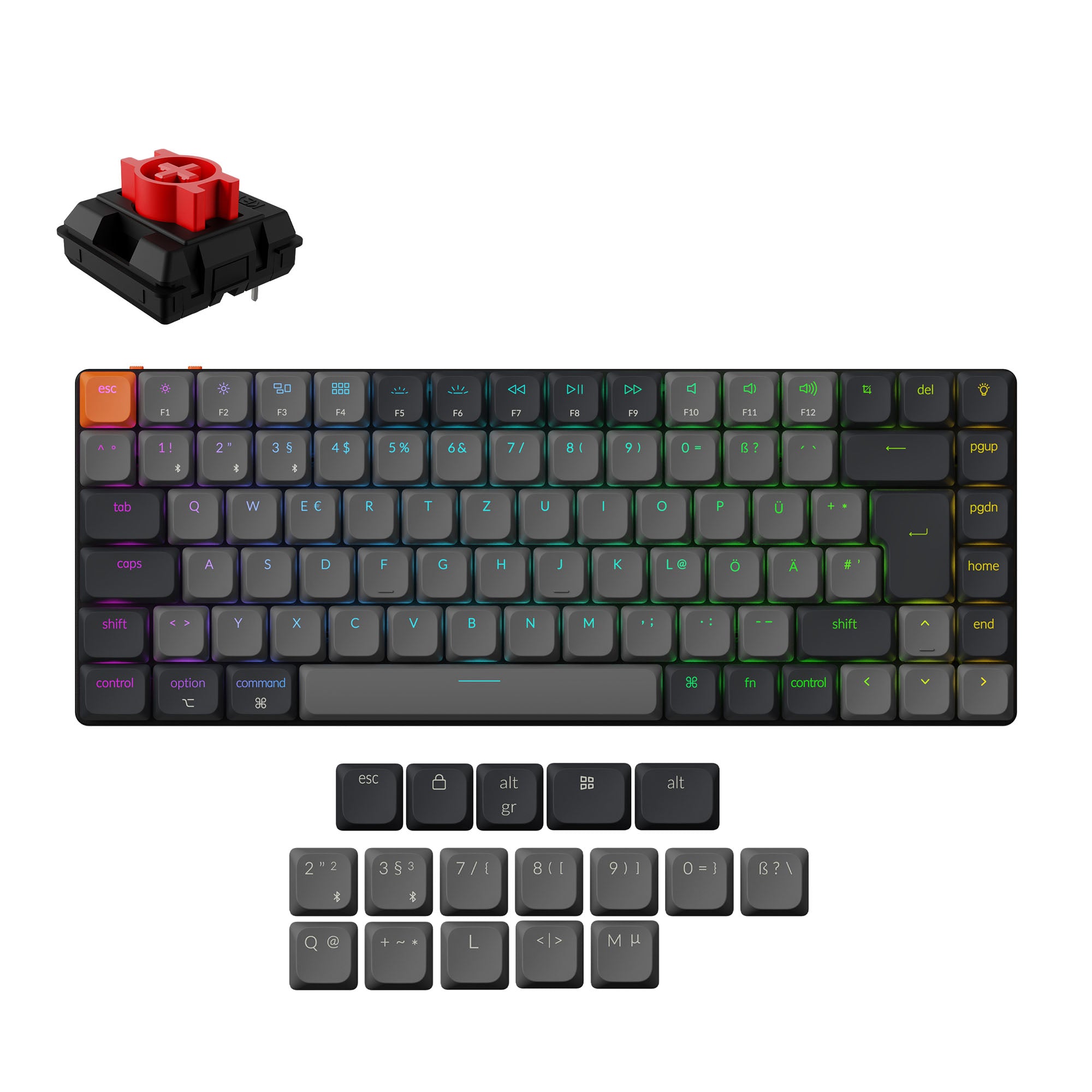 Keychron K3 QMK Wireless Mechanical Keyboard (ISO Layout) - Version 3 - Image 4