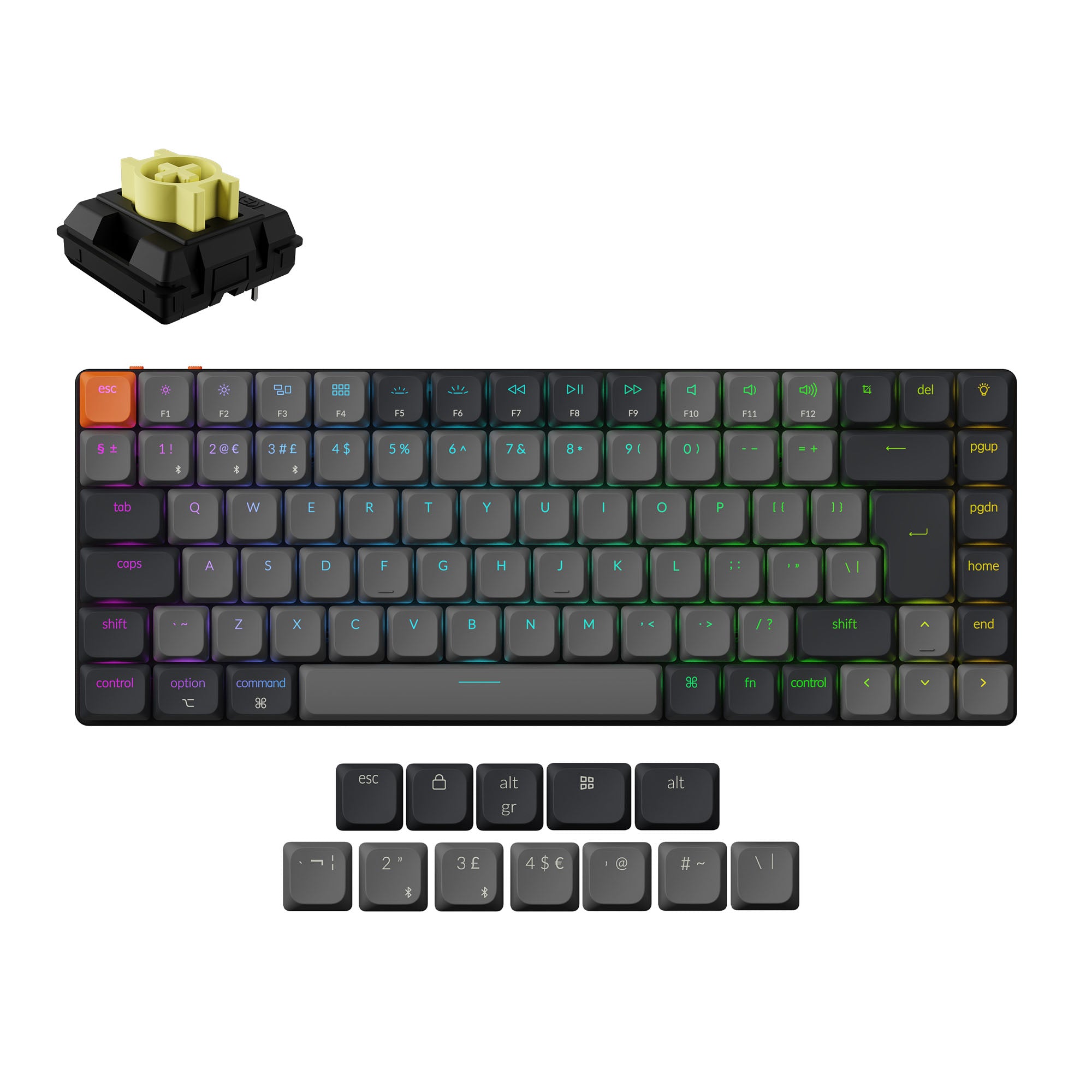 Keychron K3 QMK Wireless Mechanical Keyboard (ISO Layout) - Version 3 - Image 3