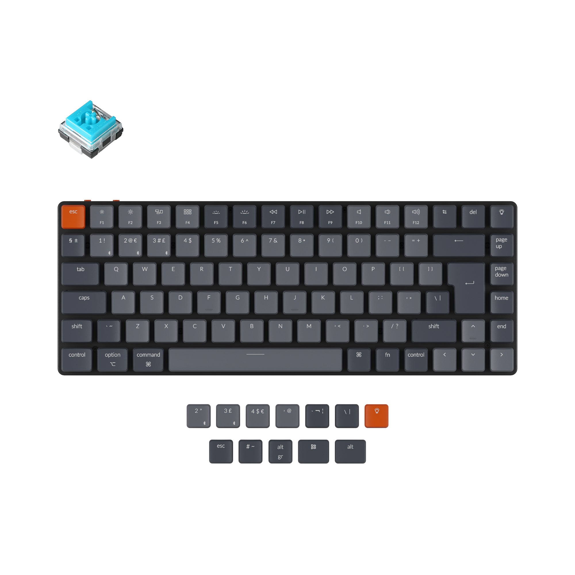 Keychron K3 Ultra-slim Wireless Mechanical Keyboard (UK ISO Layout) - Version 2 - Image 2