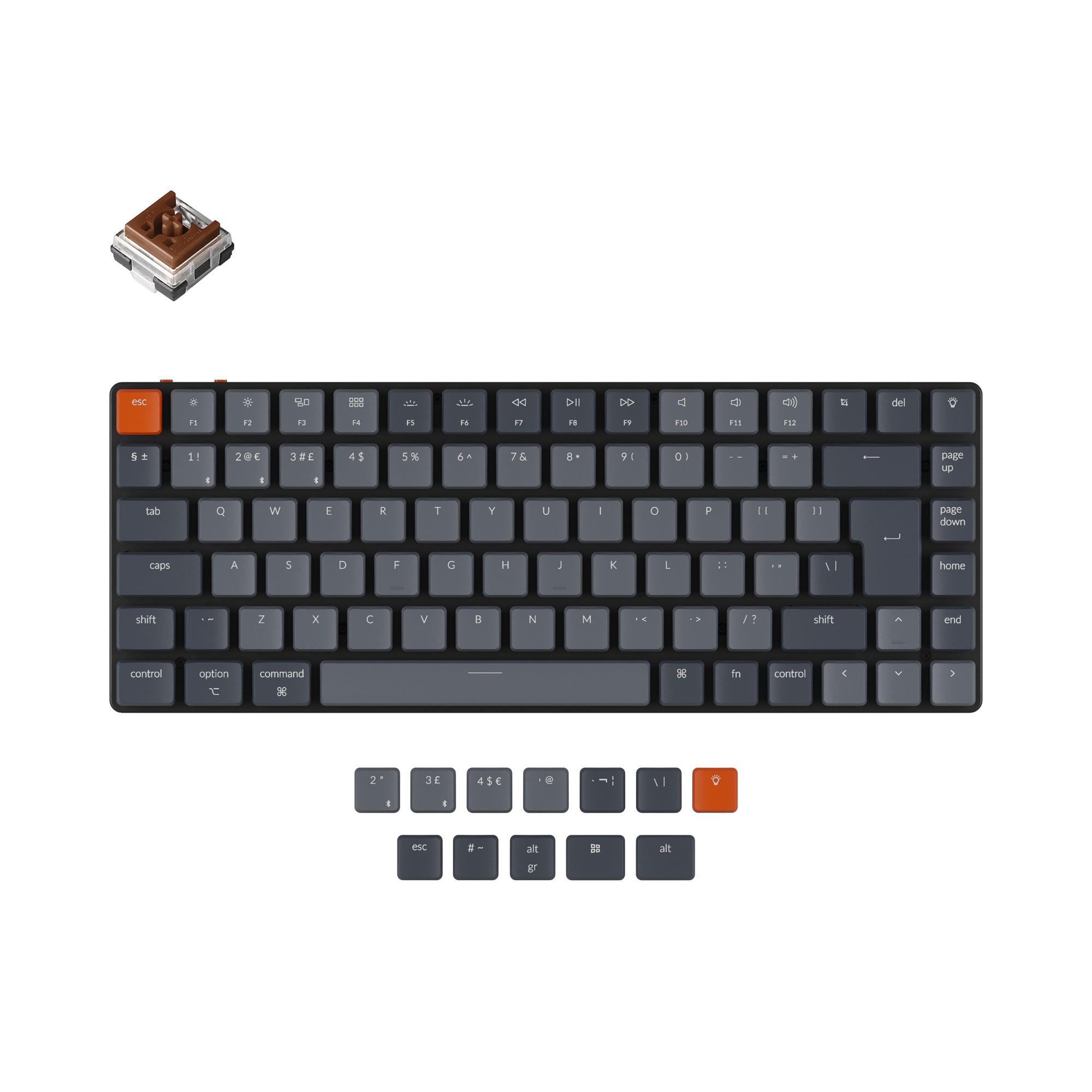 Keychron K3 Ultra-slim Wireless Mechanical Keyboard (UK ISO Layout) - Version 2 - Image 3