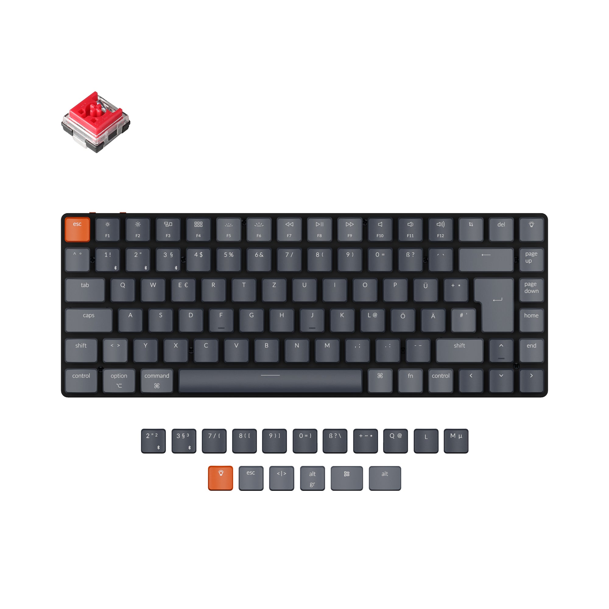Keychron K3 Ultra-slim Wireless Mechanical Keyboard (German ISO-DE Layout) - Version 2 - Image 4