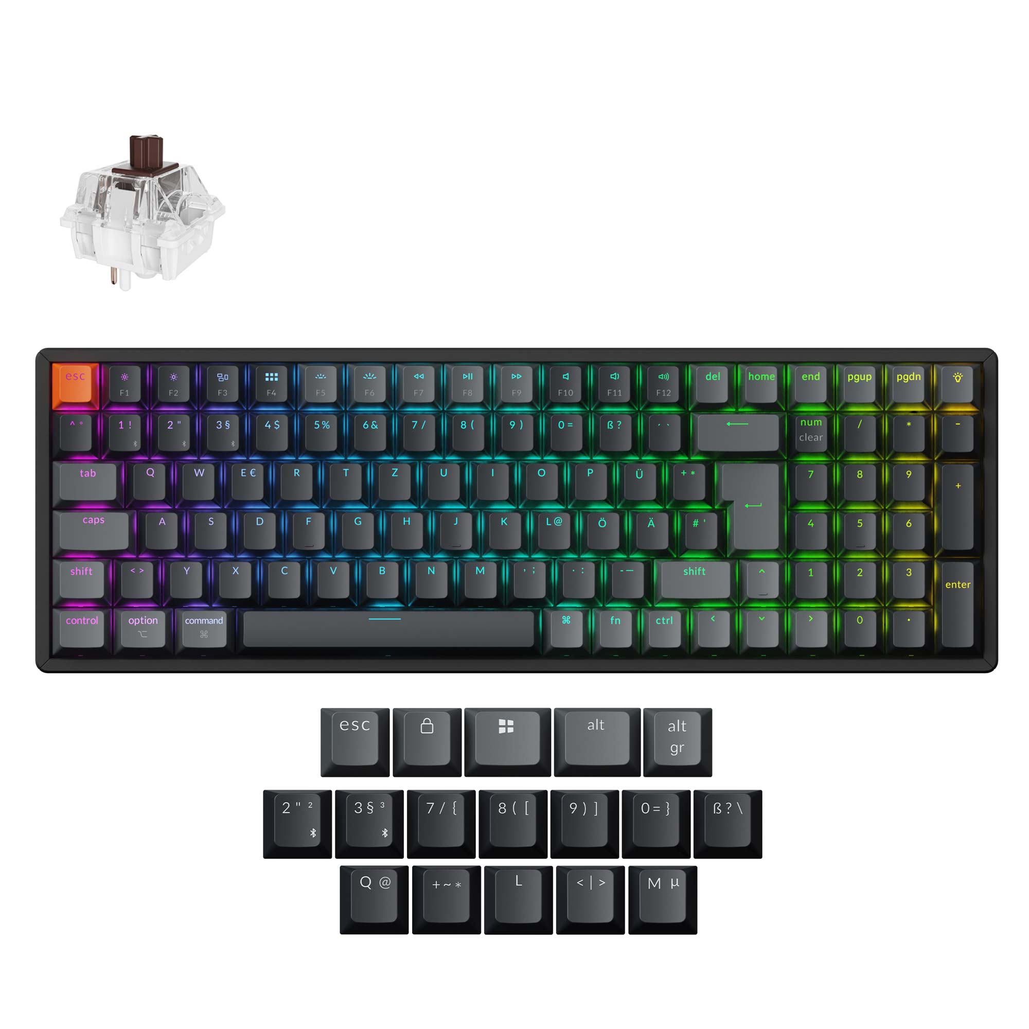 Keychron K4 QMK Wireless Mechanical Keyboard (ISO Layout) - Version 3 - Image 5