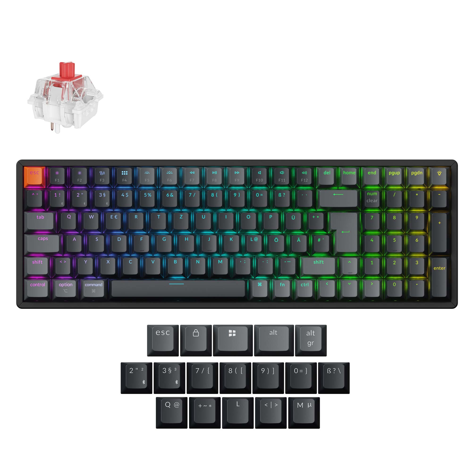 Keychron K4 QMK Wireless Mechanical Keyboard (ISO Layout) - Version 3 - Image 4