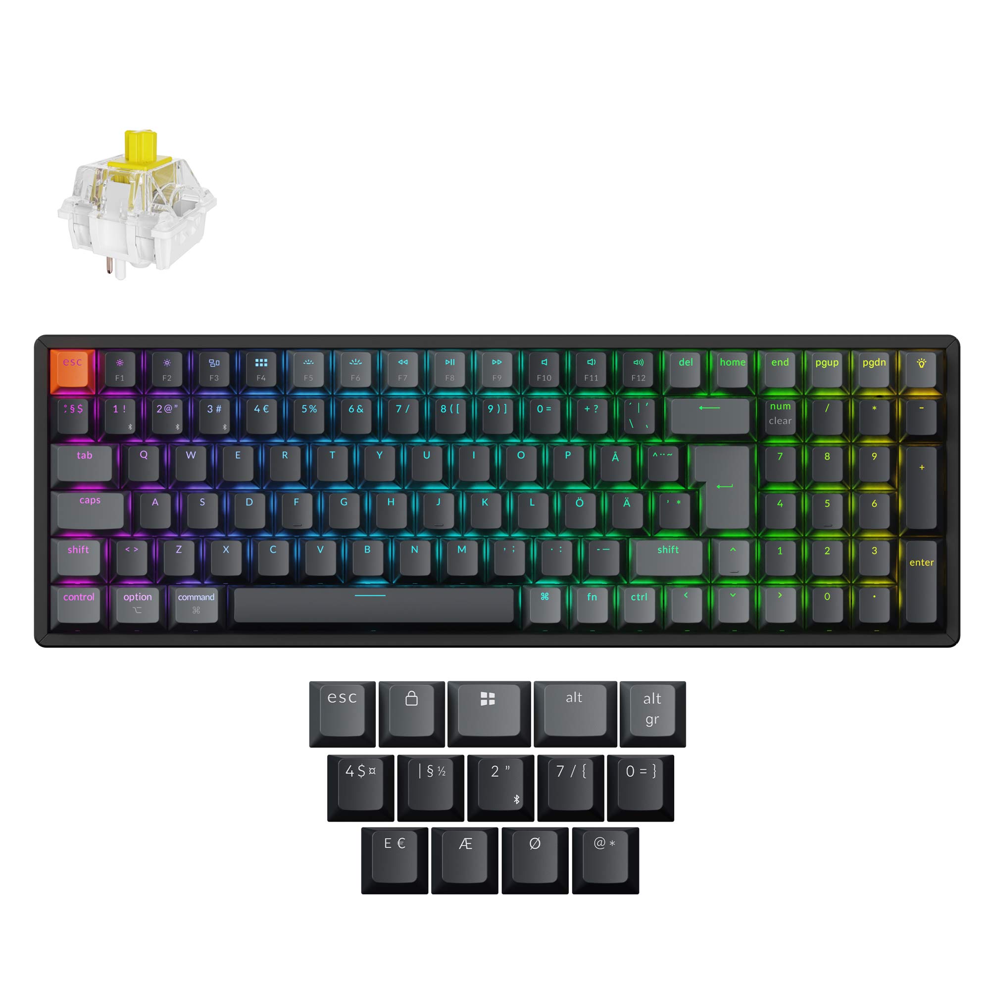 Keychron K4 QMK Wireless Mechanical Keyboard (ISO Layout) - Version 3 - Image 12