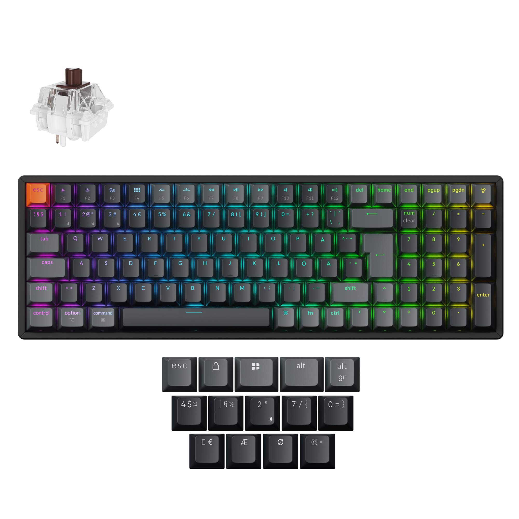 Keychron K4 QMK Wireless Mechanical Keyboard (ISO Layout) - Version 3 - Image 11
