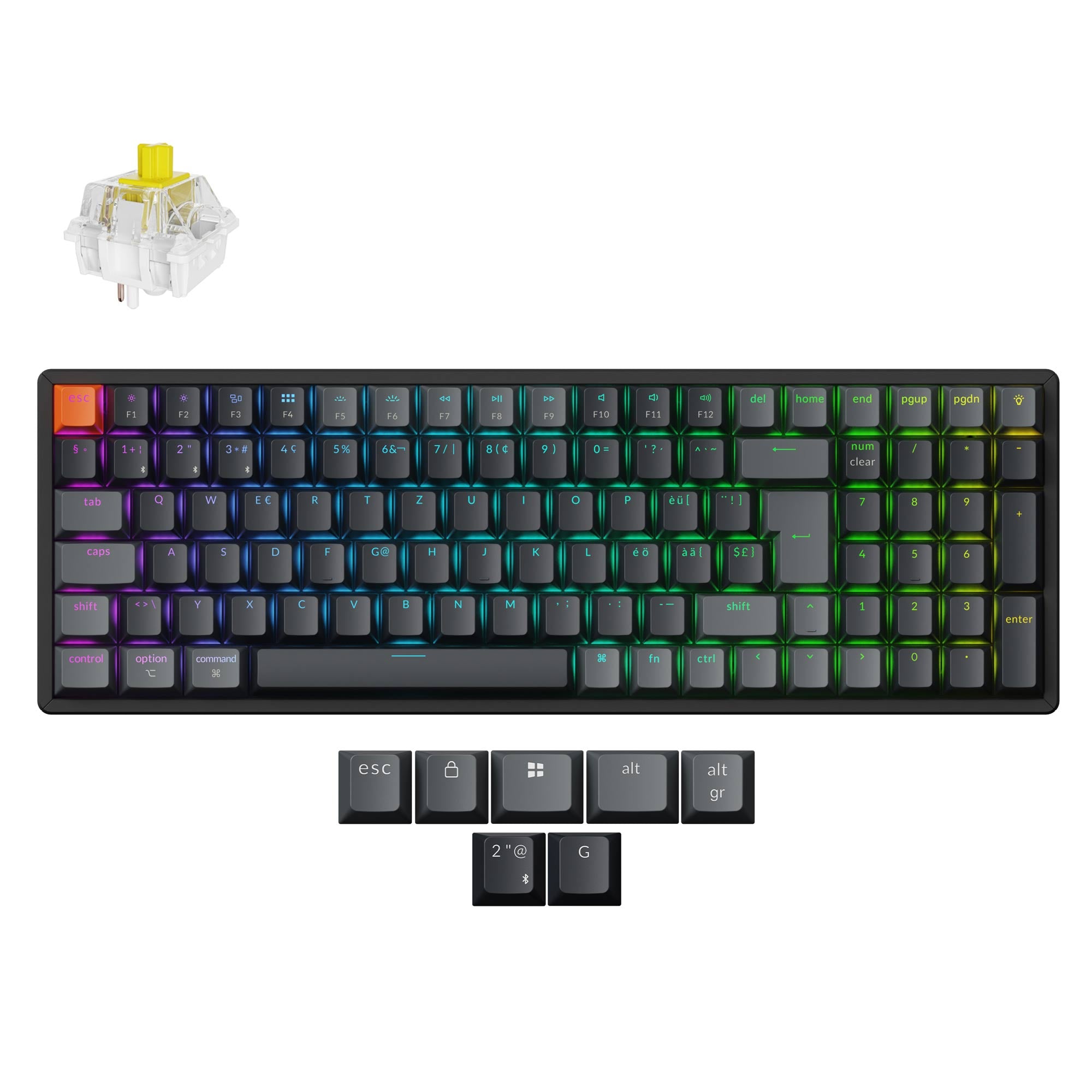 Keychron K4 QMK Wireless Mechanical Keyboard (ISO Layout) - Version 3 - Image 9