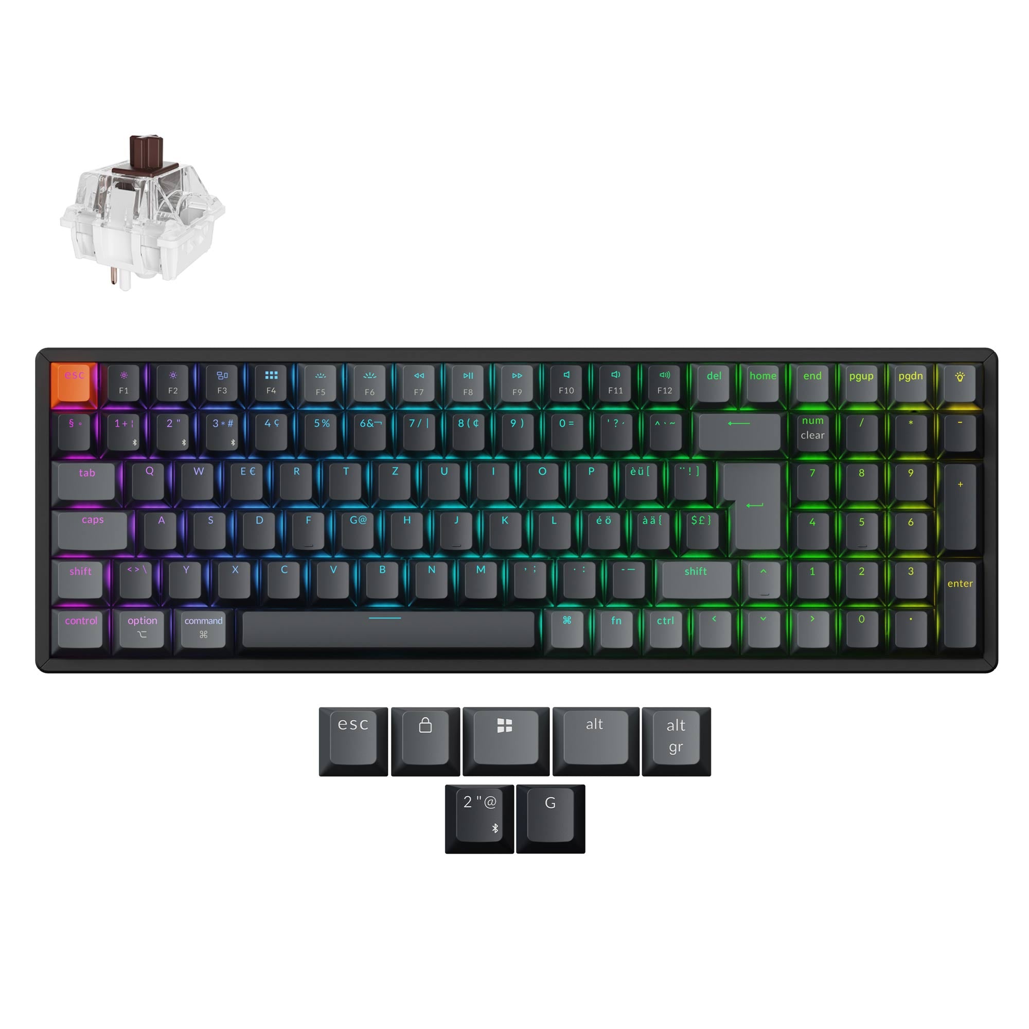 Keychron K4 QMK Wireless Mechanical Keyboard (ISO Layout) - Version 3 - Image 8