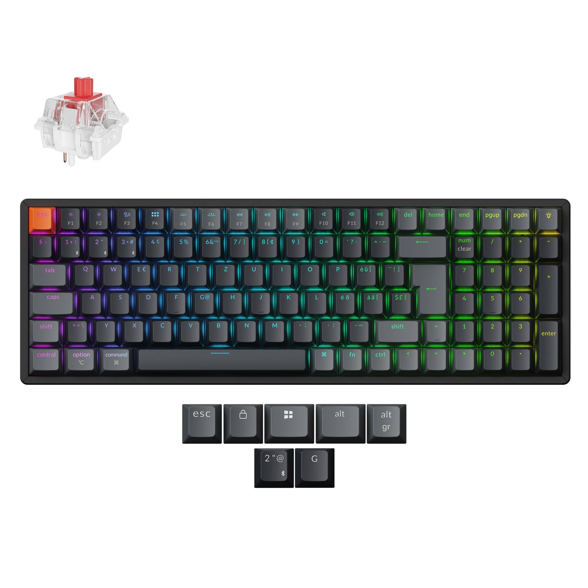 Keychron K4 QMK Wireless Mechanical Keyboard (ISO Layout) - Version 3 - Image 7