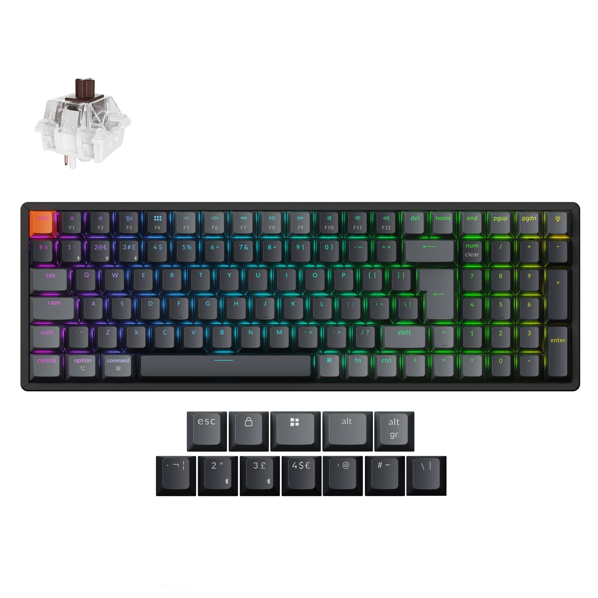 Keychron K4 QMK Wireless Mechanical Keyboard (ISO Layout) - Version 3 - Image 2