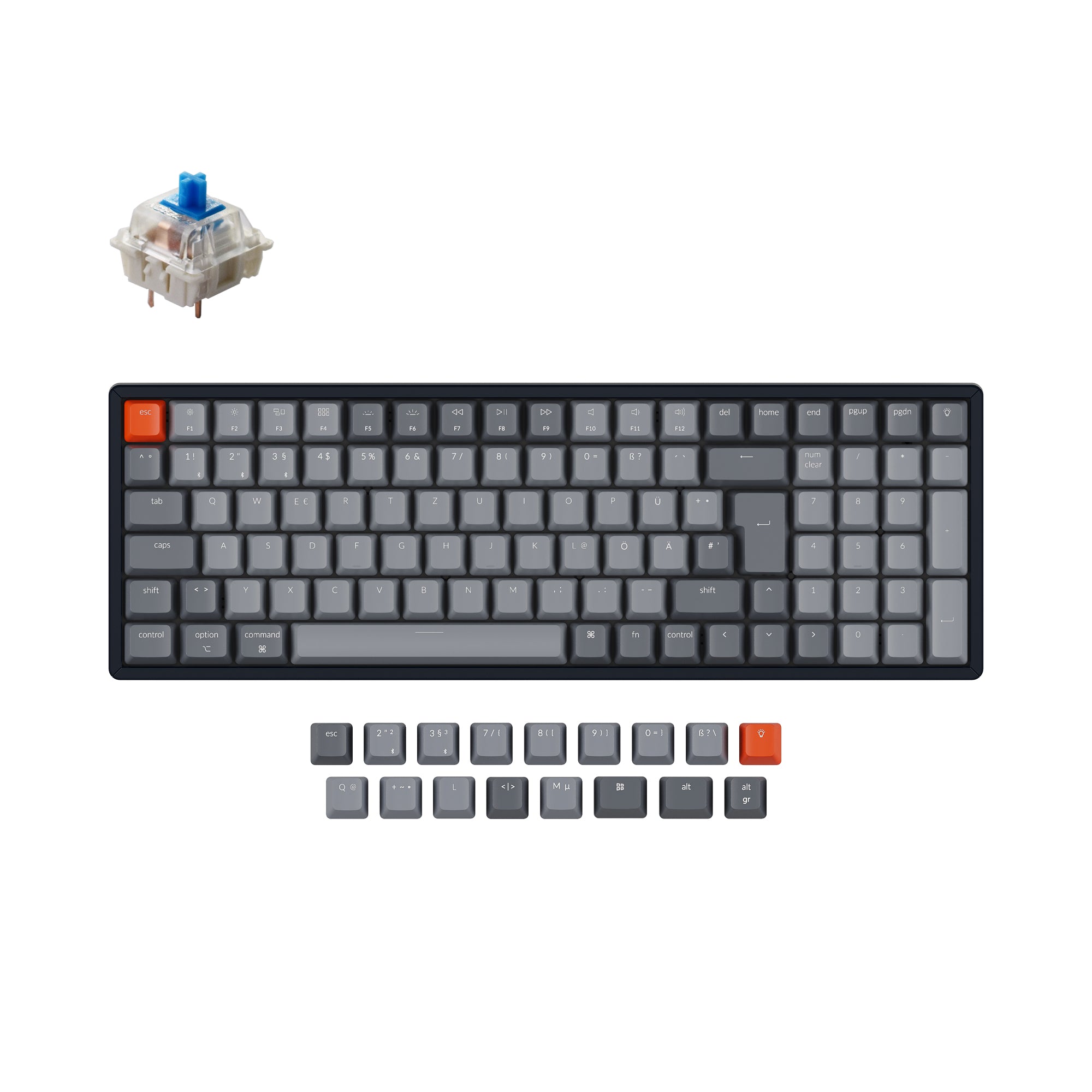 Keychron K4 Wireless Mechanical Keyboard (German ISO-DE Layout) - Version 2 - Image 8