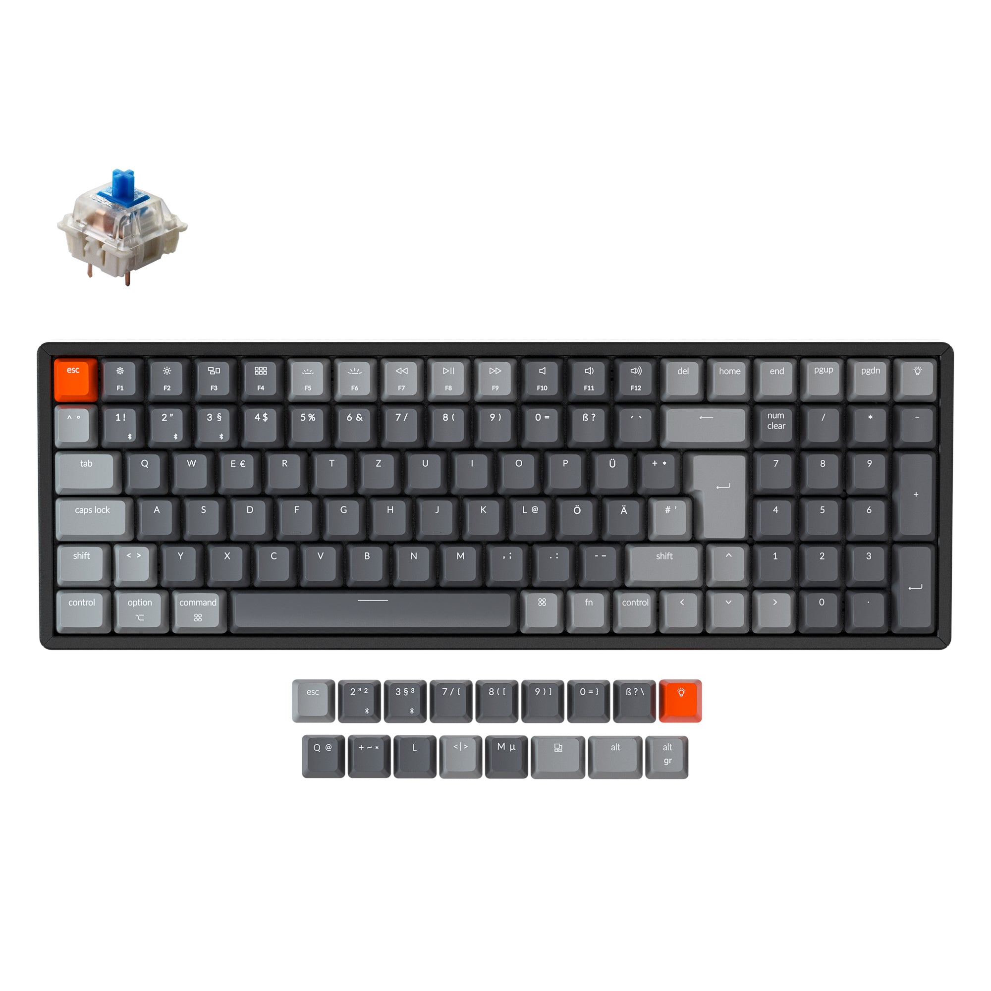 Keychron K4 Wireless Mechanical Keyboard (German ISO-DE Layout) - Version 2 - Image 2